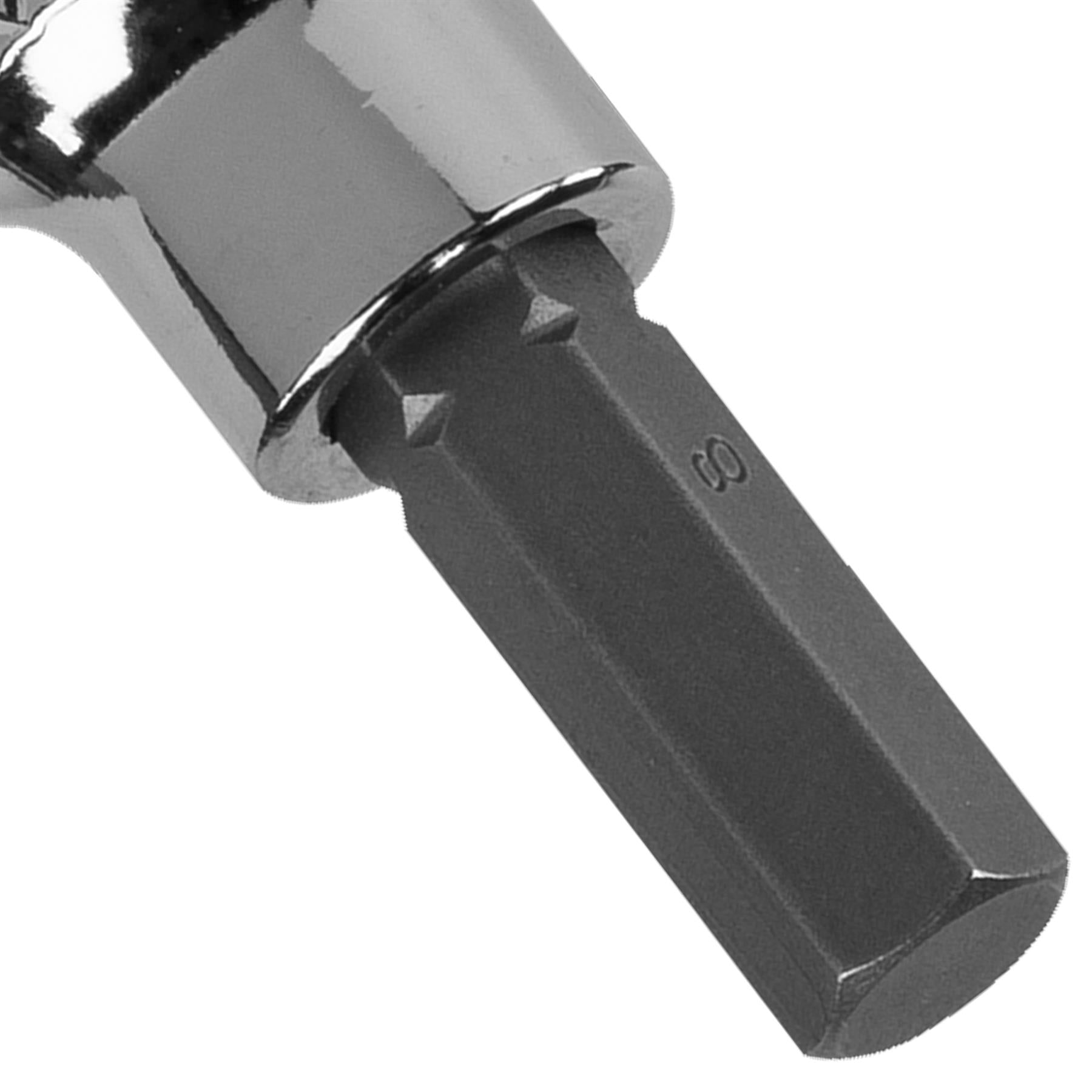 Sealey Hex Socket Bit 8mm 3/8"Sq Drive Premier Hand Tools