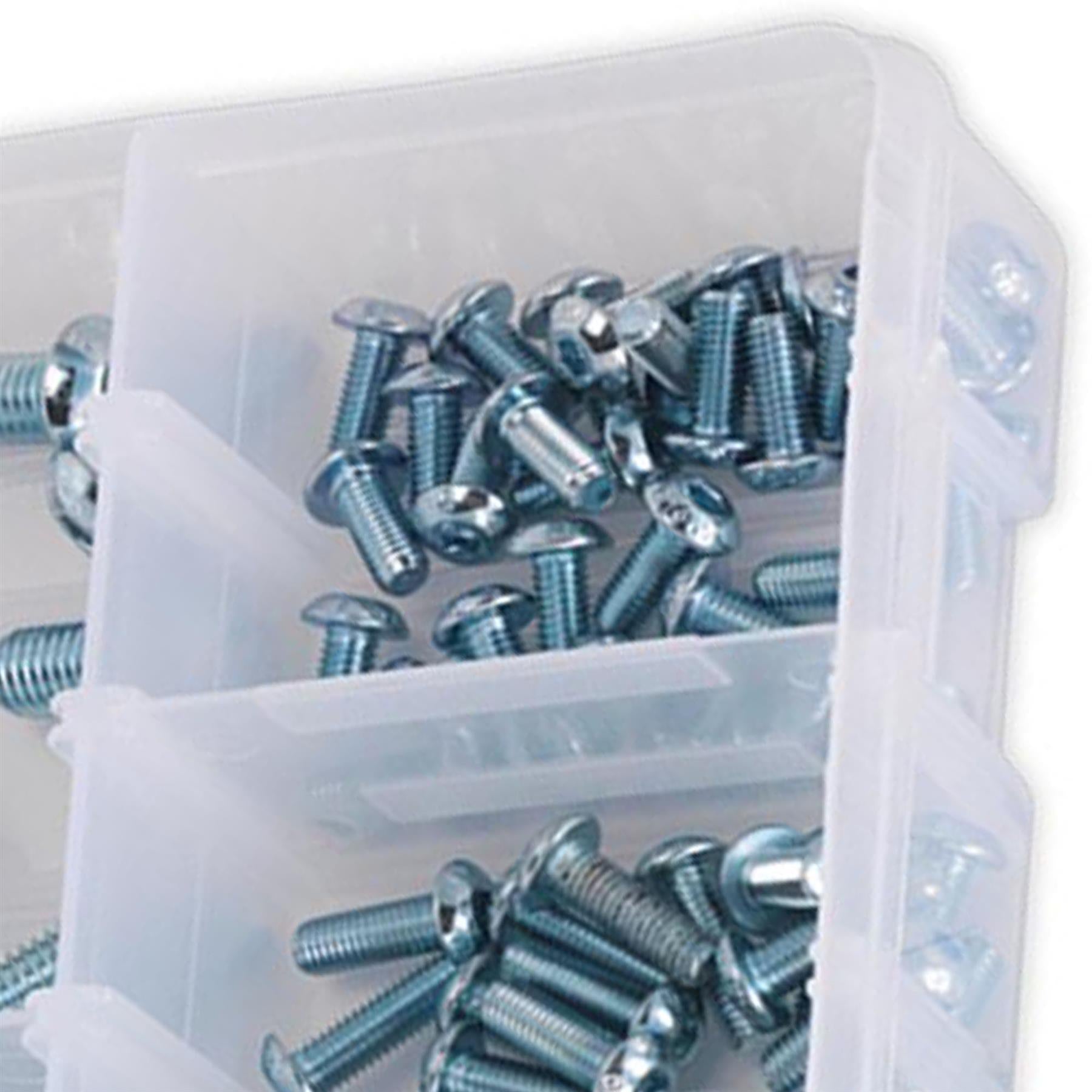 Sealey 108pcs Assorted M5-M10 Stainless Steel Socket Screws Button Head High Tensile 10.9 Metric