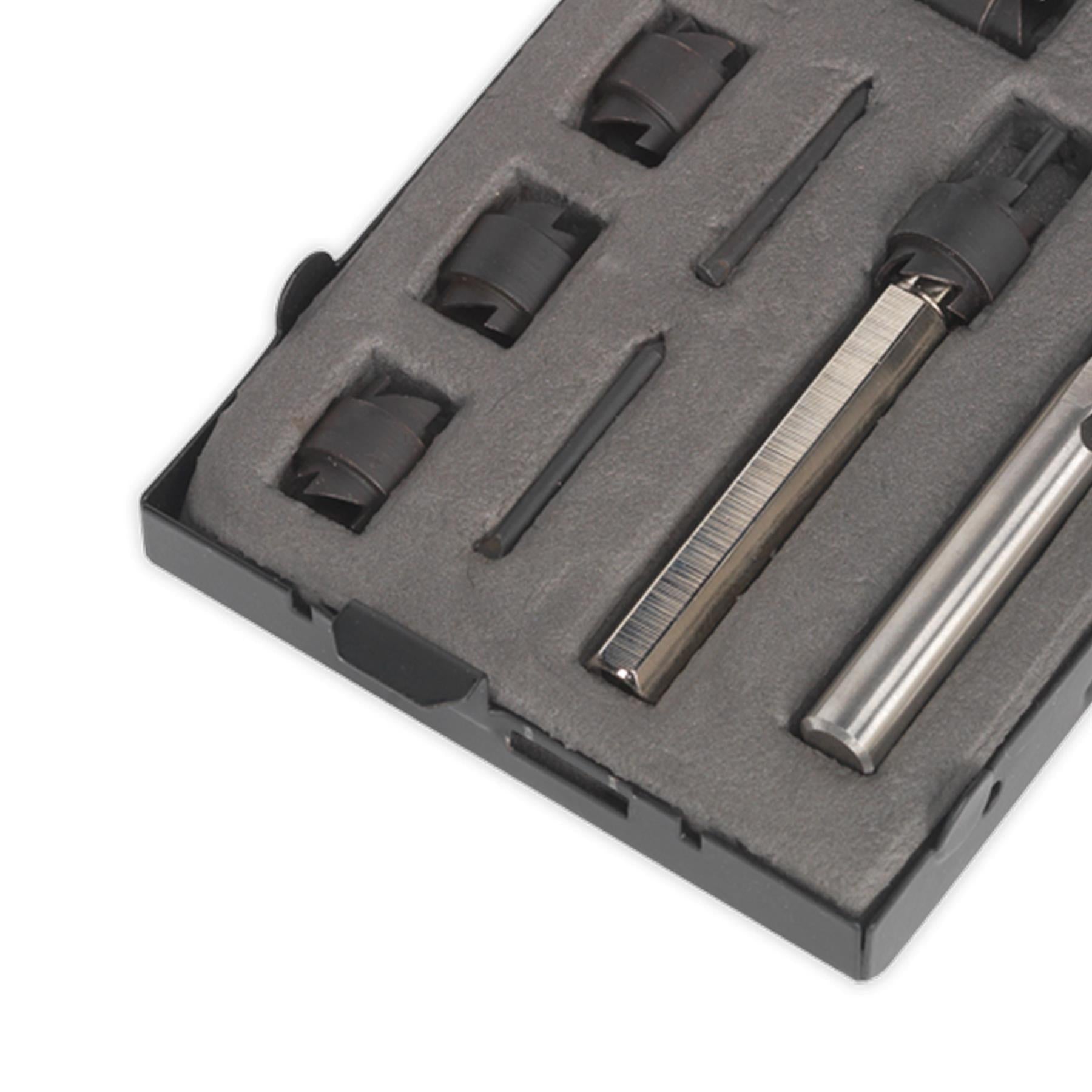 Sealey 9pc Spot Weld Cutter Drill Bits Set 10mm Spot Weld Removal Drill AK4730