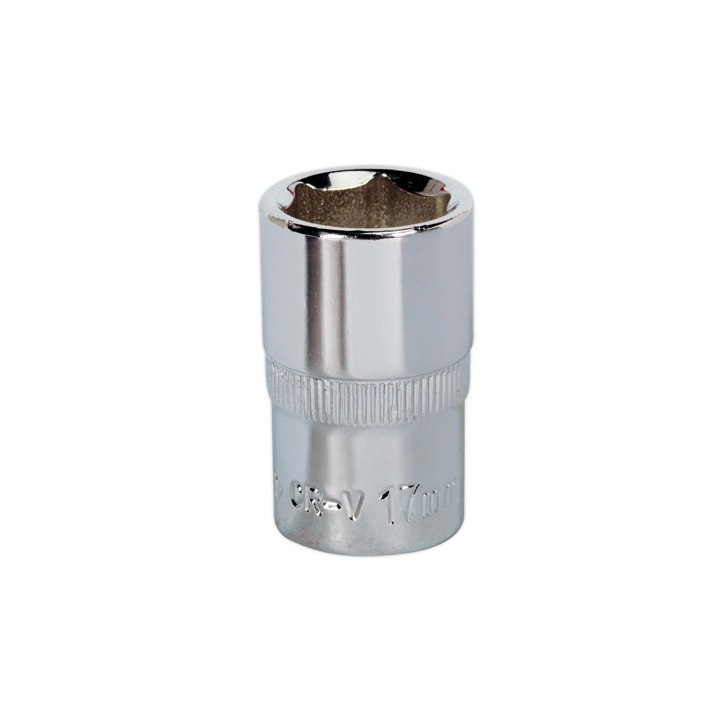 Sealey WallDrive Socket 17mm 1/2"Sq Drive Fully Polished