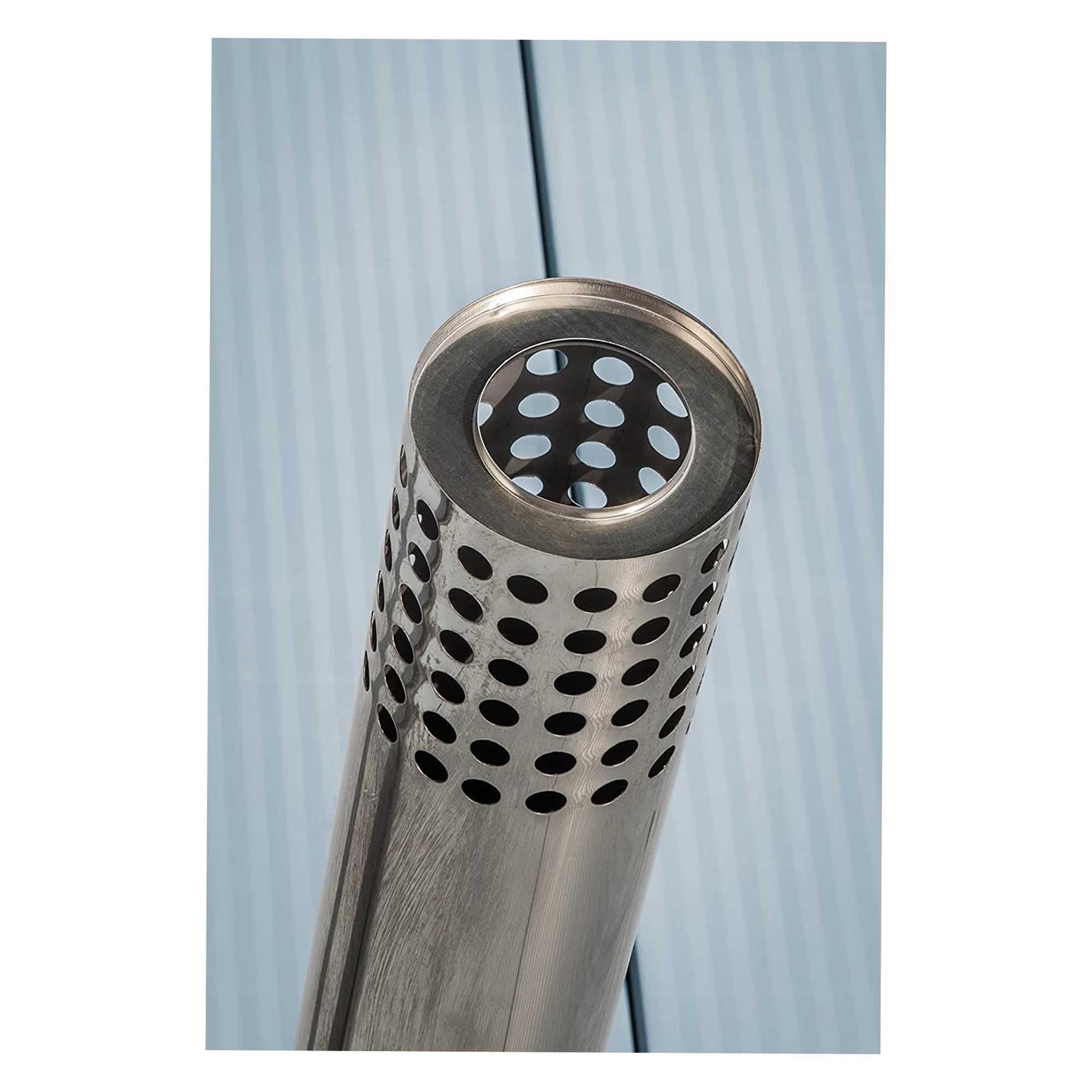 Sealey Stainless Steel Exhaust/Flue End Pipe for IR13/IR16 �100mm - 900mm