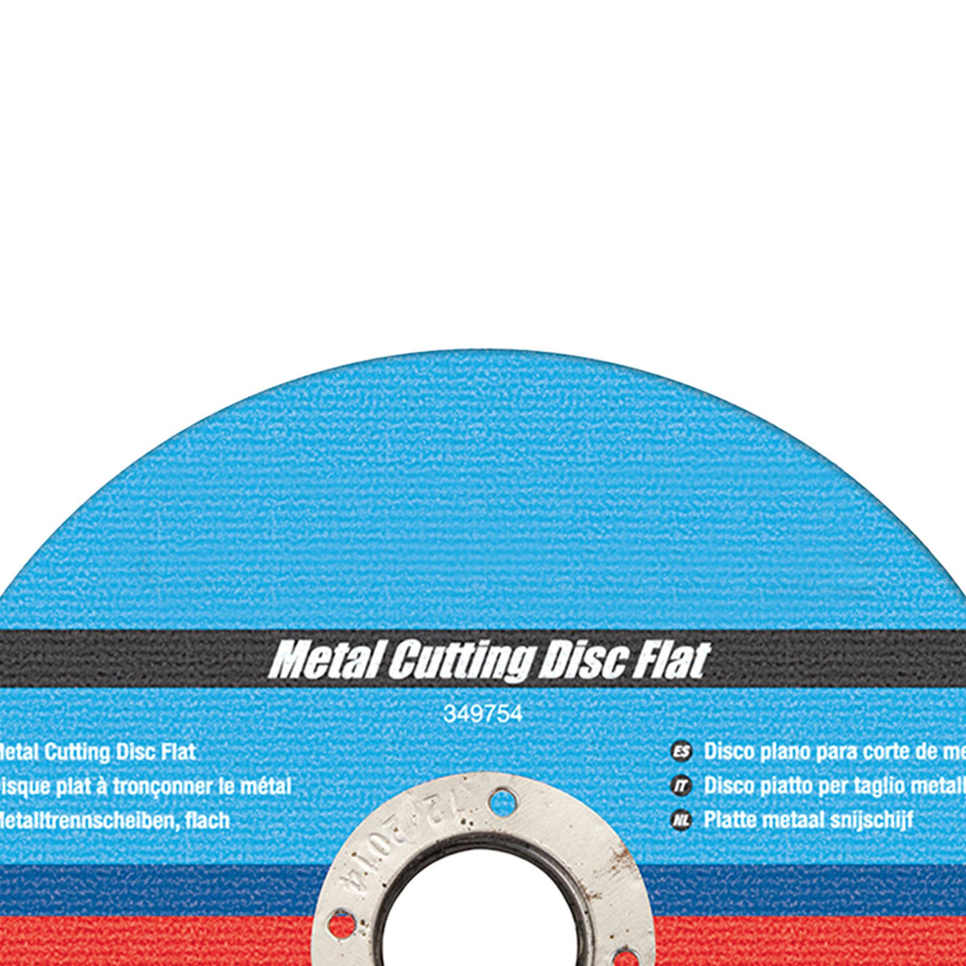 Metal Cutting Discs, Flat, Angle Grinder, 125mm X 3mm, Steel, Grinding 10Pk