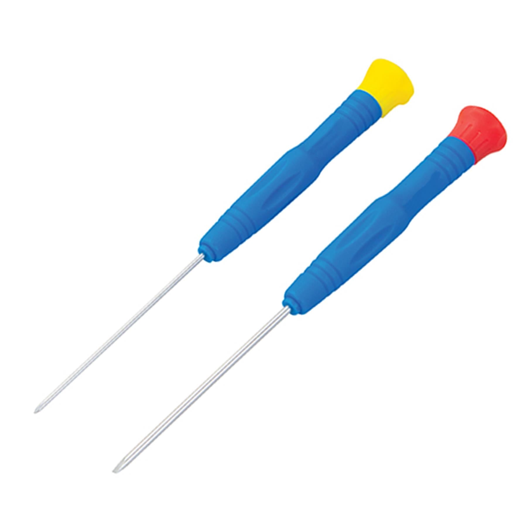 6Pce Extra-Long Precision Screwdriver Set Hardened & Tempered Steel Blades