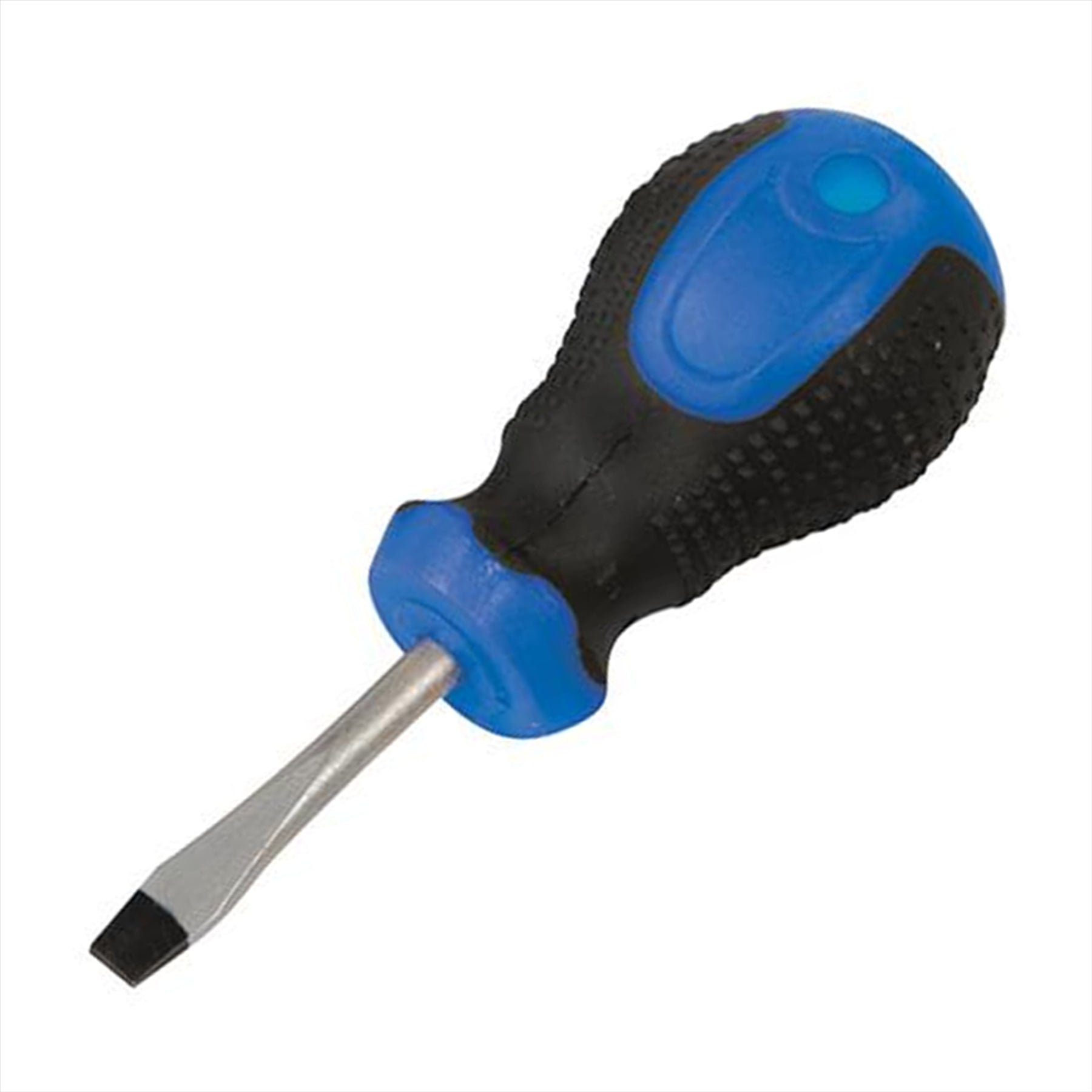 4Pce Stubby Screwdriver Set Chrome Vanadium Steel With Soft-Grip Handles