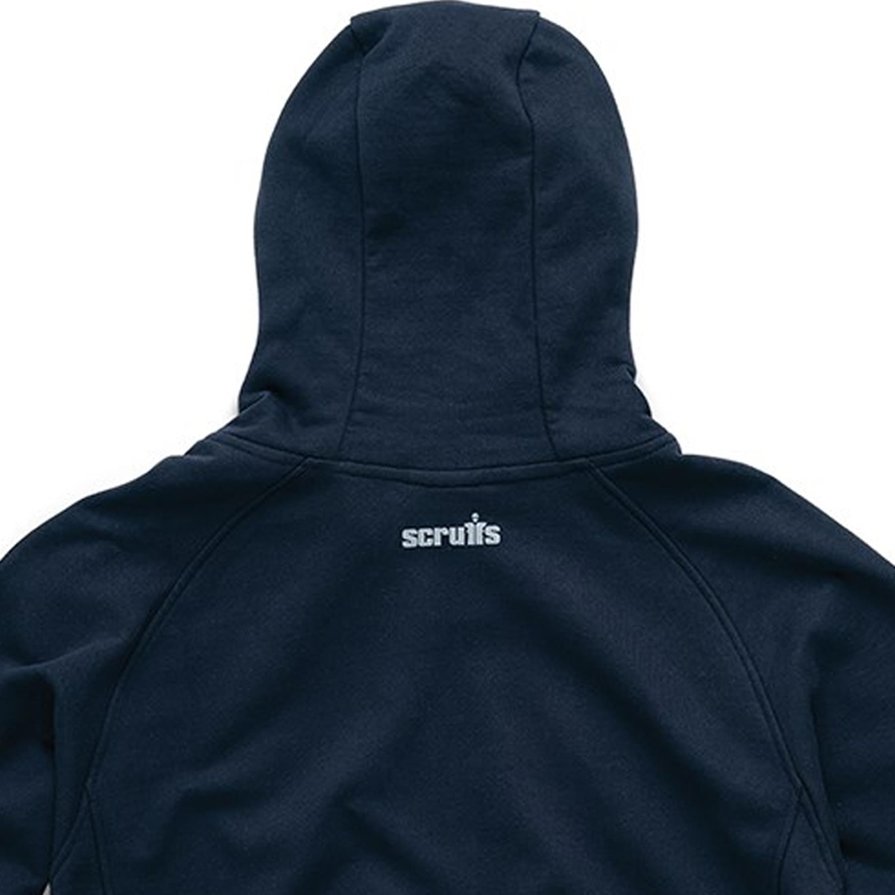 Scruffs Eco Hoodie Trade Work Hoodie Navy Men Hooded Jumper XXL