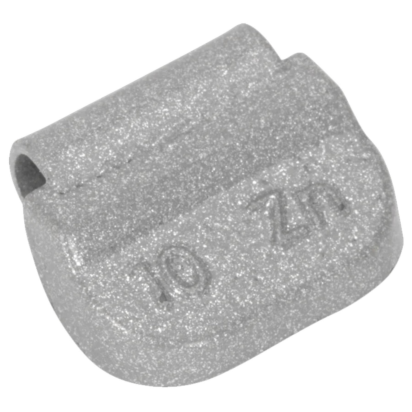 WWSH10 Wheel Weight 10g Hammer-On Zinc for Steel Wheels Pack of 100 Sealey