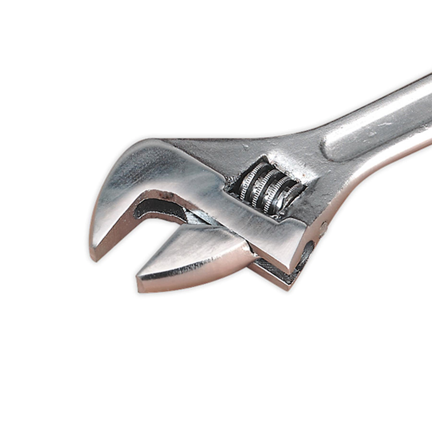 Sealey Adjustable Wrench 200mm Steel with a chrome plated