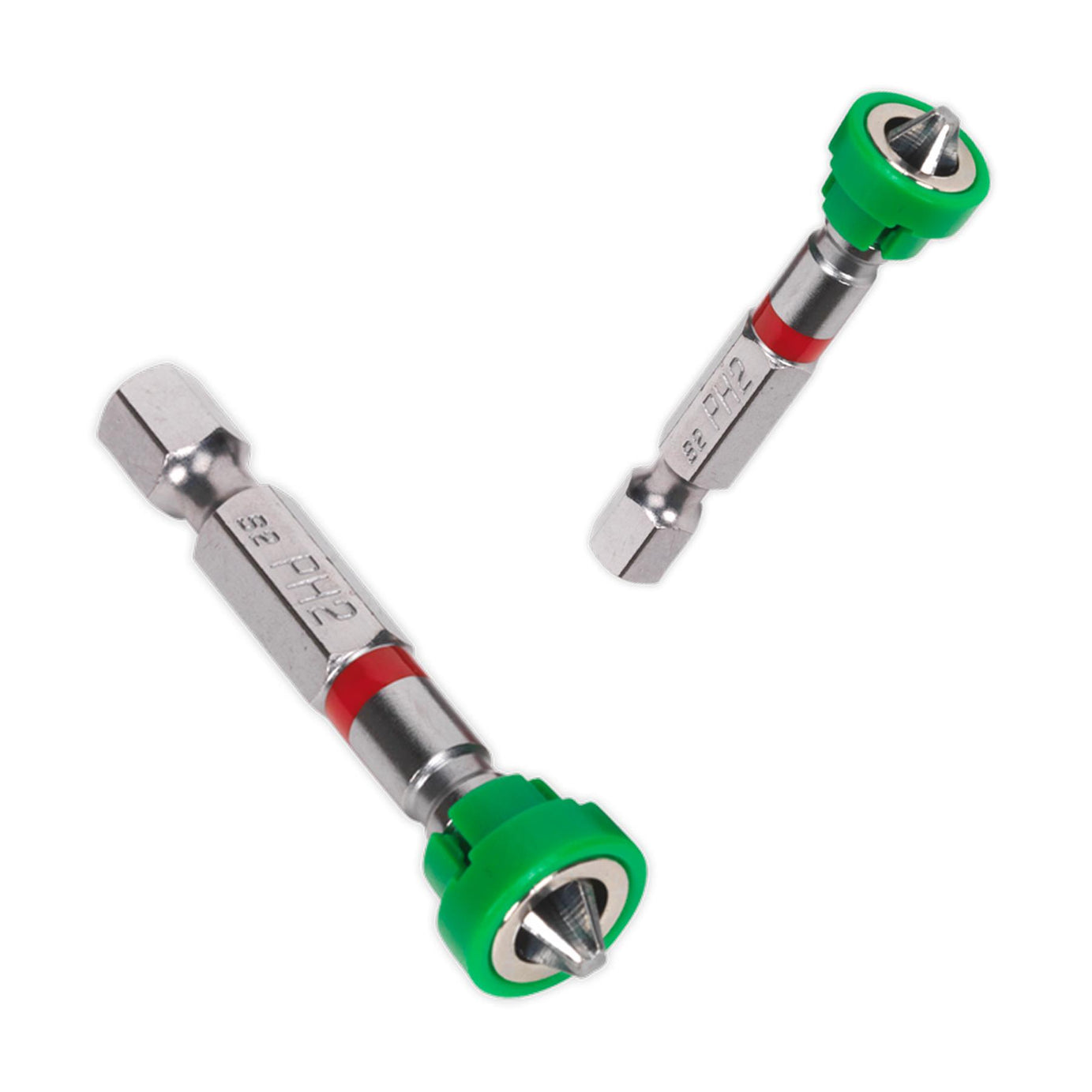 Sealey Power Tool Bit Phillips #2 + Magnetic Holder S2 50mm Pk of 5