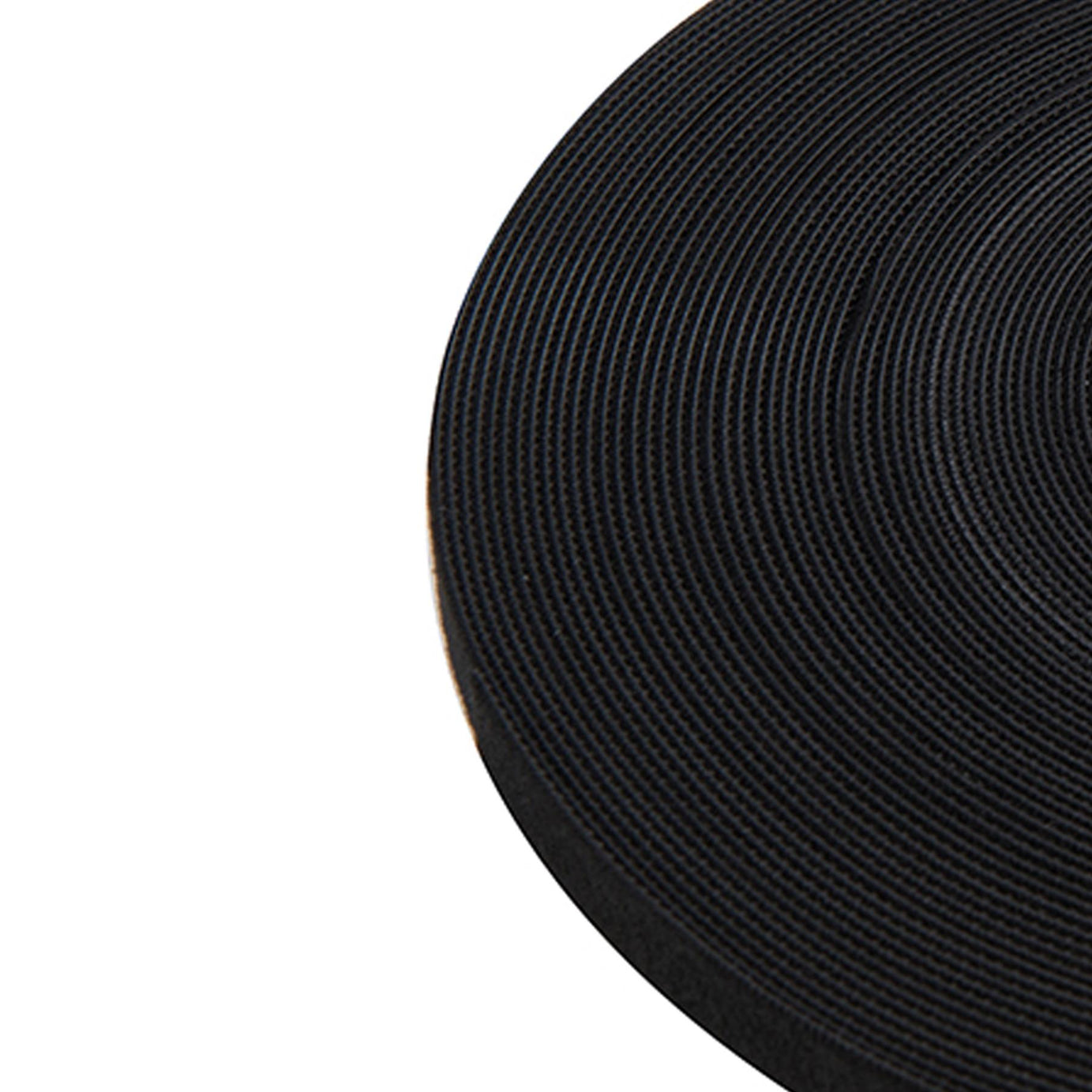 Self-Wrap Hook & Loop Tape Black - 13mm X 25M Reusable & Flexible Self-Gripping