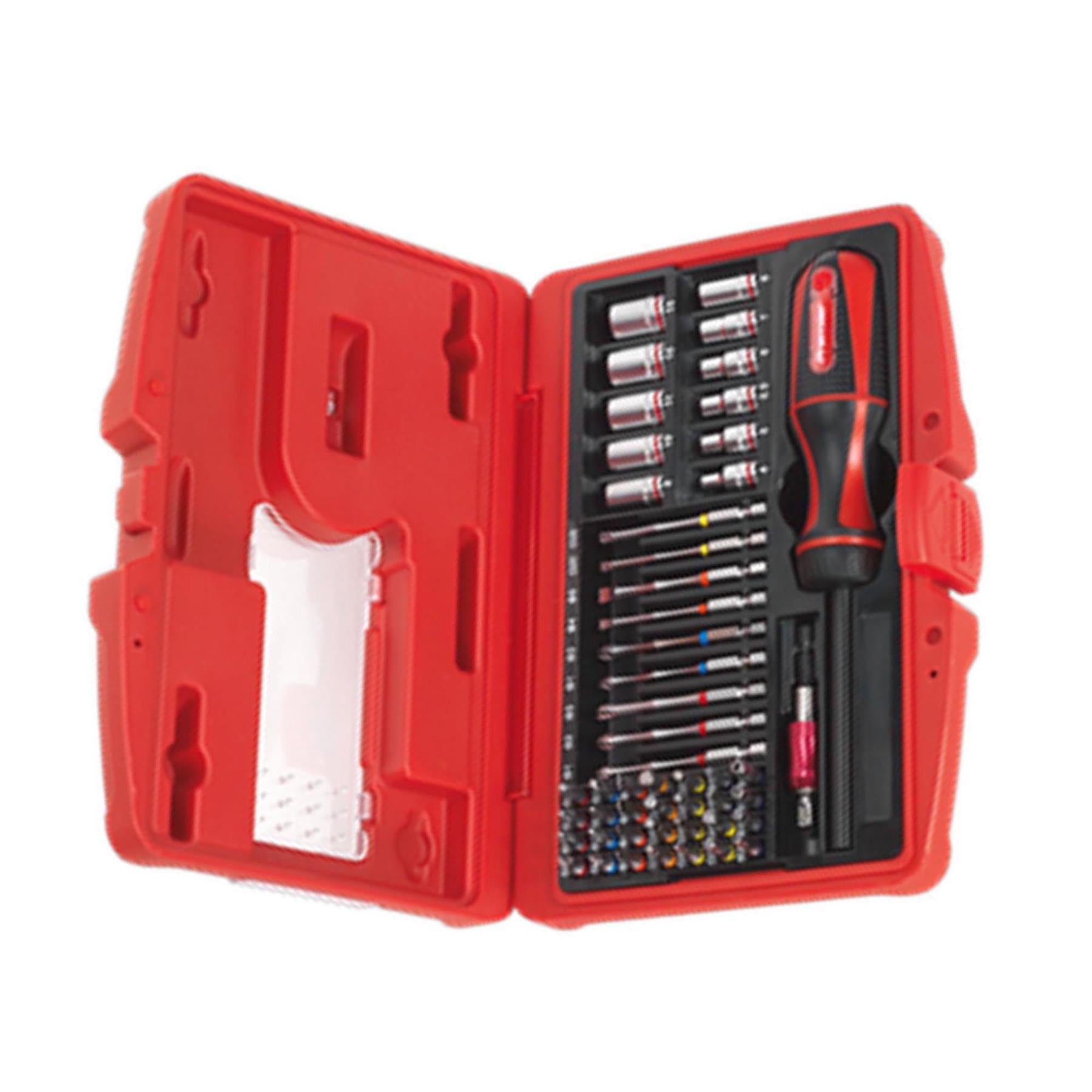 Sealey Fine Tooth Ratchet Screwdriver & Accessory Set 51pc