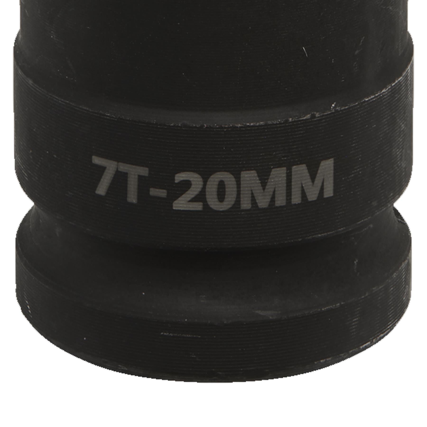 Sealey Brake Caliper Socket 1/2"Sq Drive 20mm 7-Point