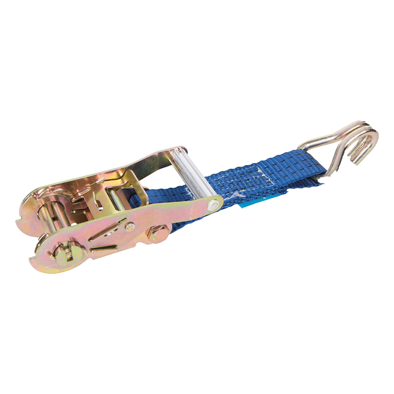 Ratchet Tie Down Strap J-Hook 6M X 38mm - Rated 1000Kg Capacity 2777Kg