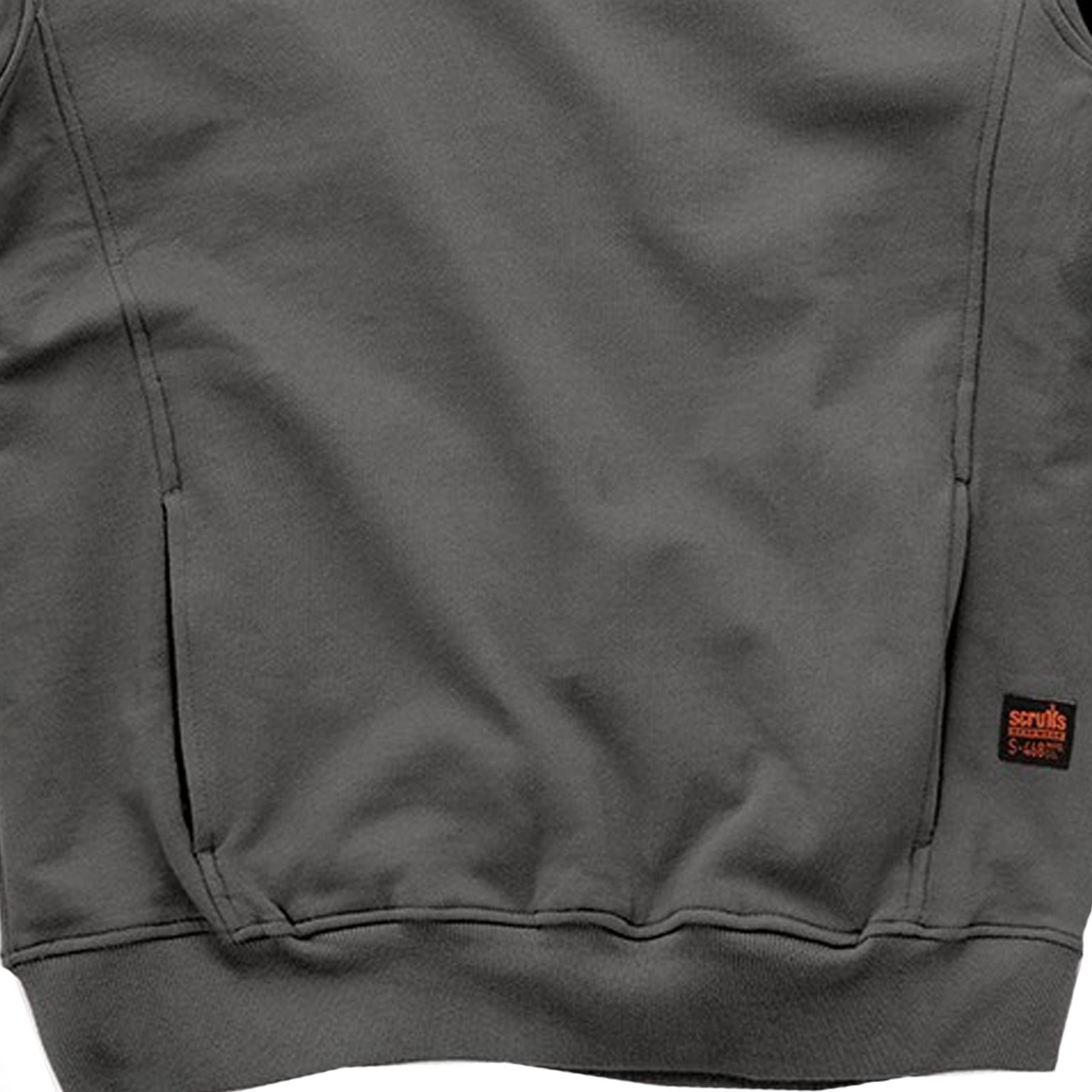 Scruffs Eco Worker Shirt Mens Work Sweatshirt Graphite XXXL