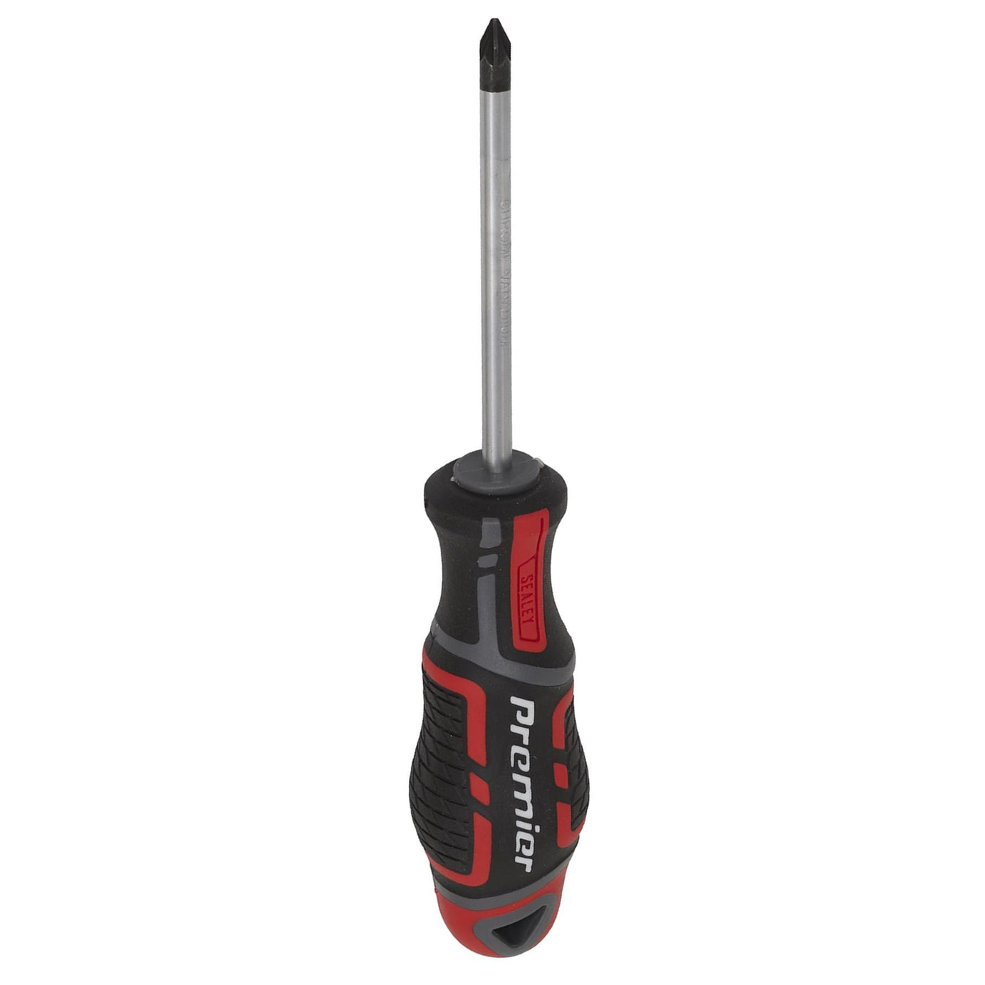 Sealey Screwdriver Pozi Pozidriv #1 x 75mm Soft Grip Handle Magnetic GripMAX