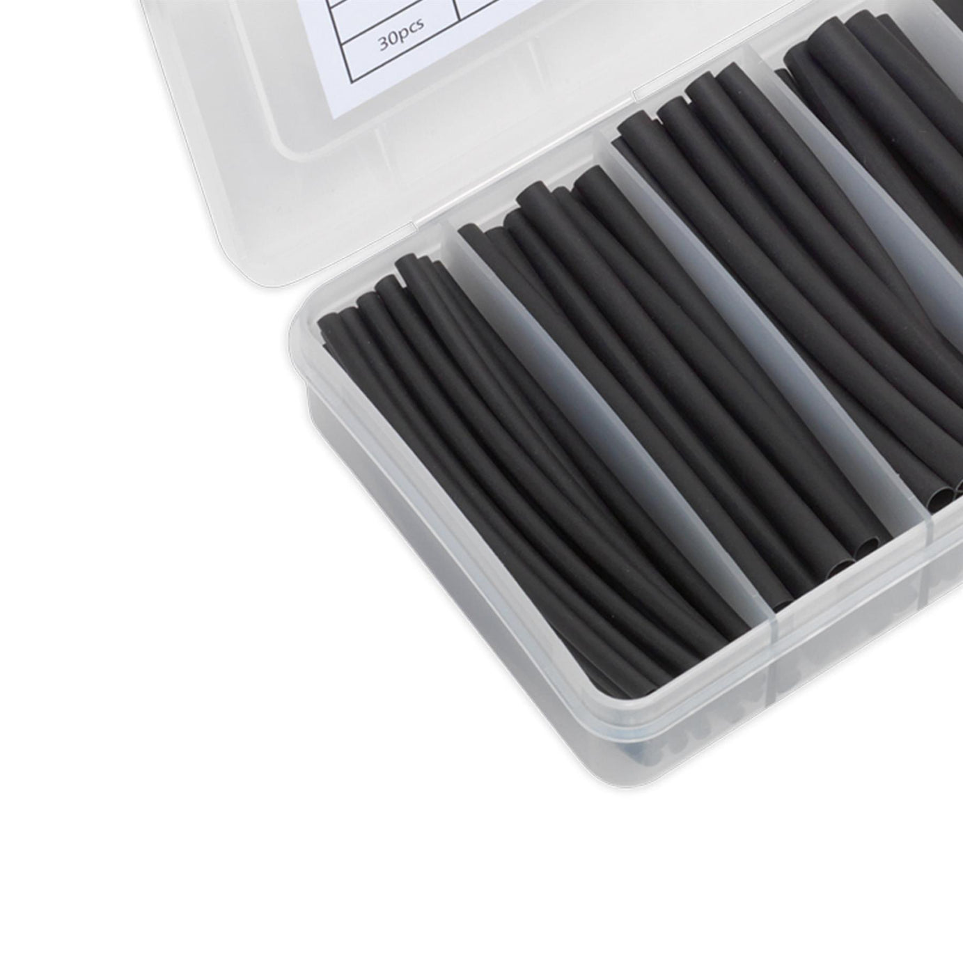 Sealey Heat Shrink Tubing Assortment 95pc 100mm Black