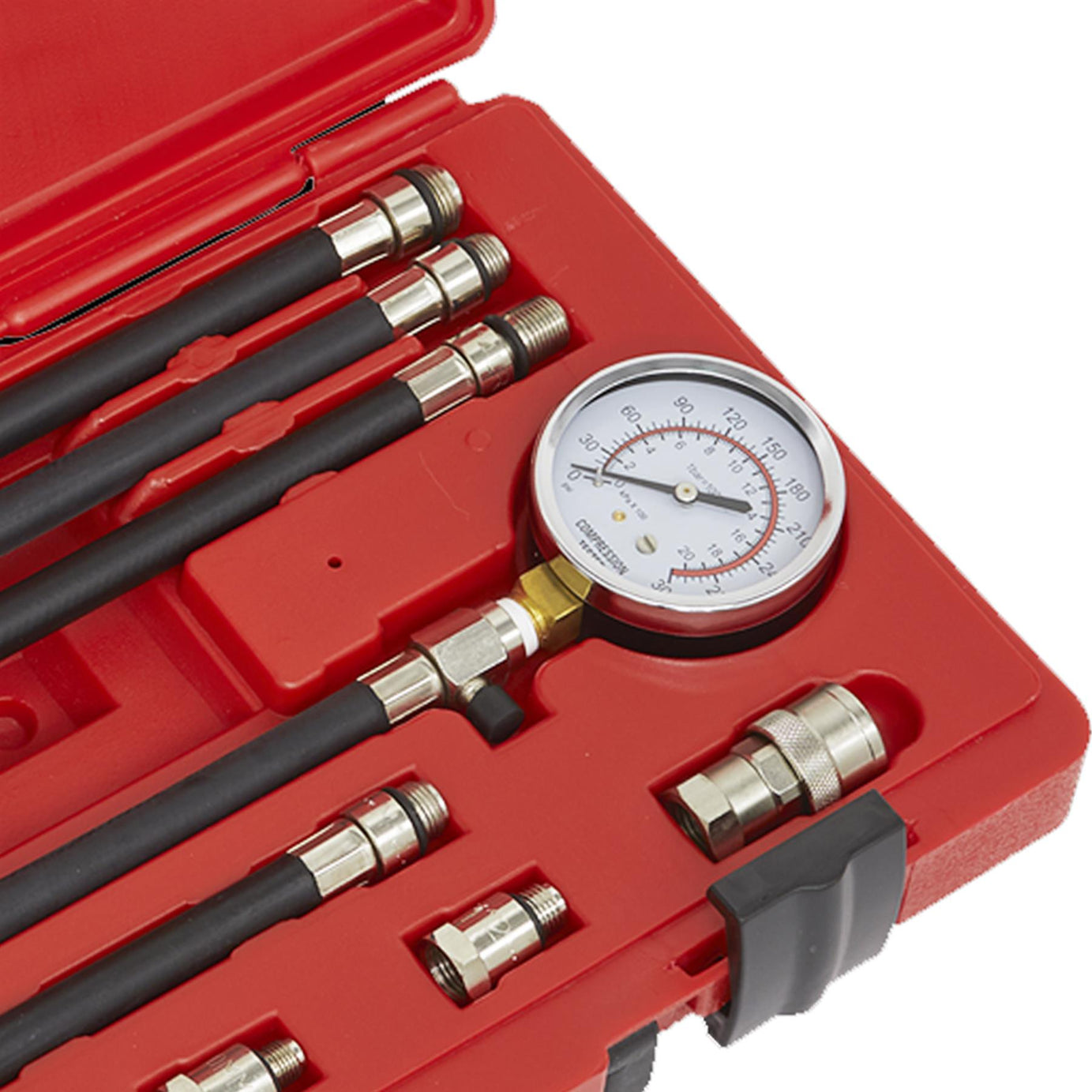 Sealey Petrol Compression Test Kit 10pc For Petrol Cars