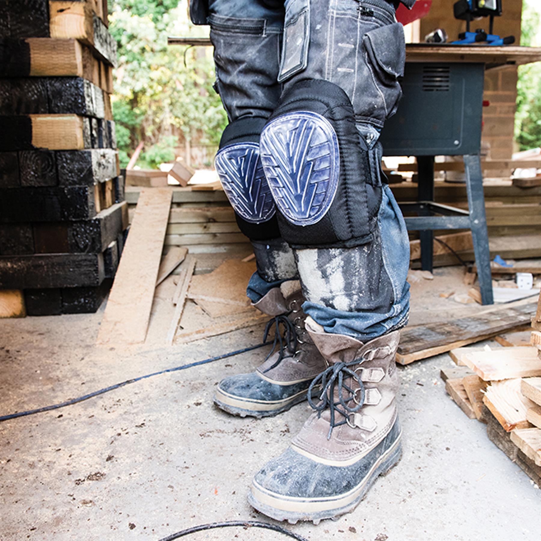 Gel Knee Pads - One Size Knee Protection Contruction Gardening Building