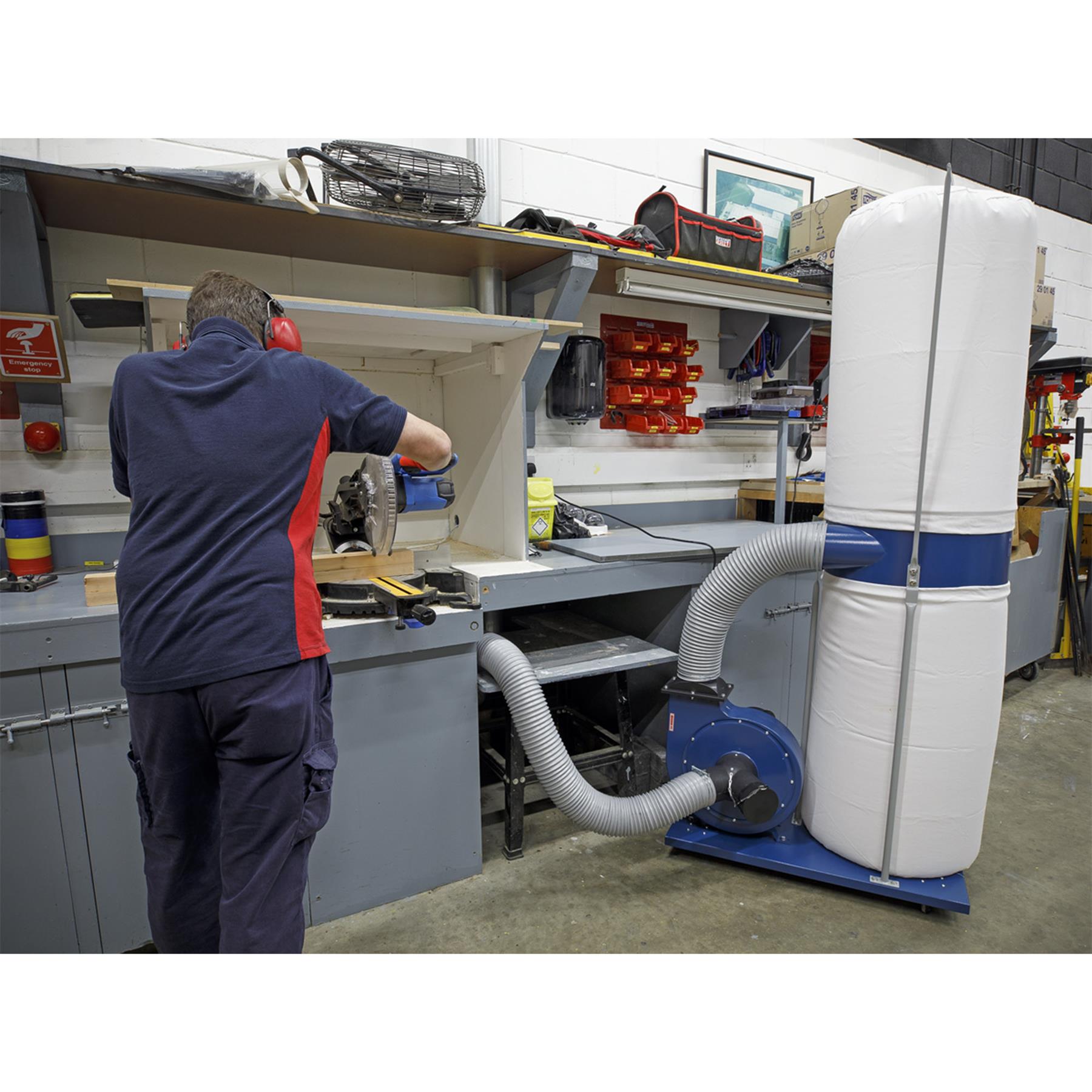 Sealey Dust & Chip Extractor 2hp 230V Dust Extraction