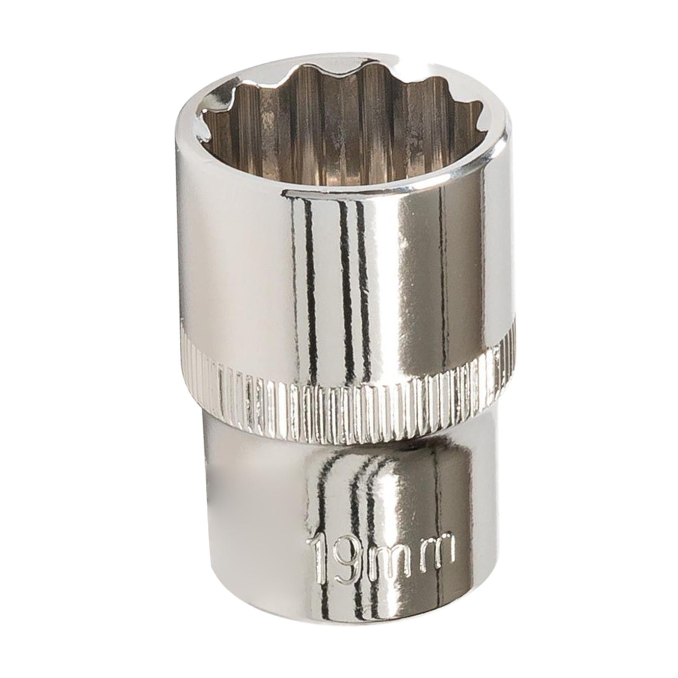 Socket 1/2" Drive 12pt Metric 12 Point Bi Hex Corrosion Resistant Socket 19mm