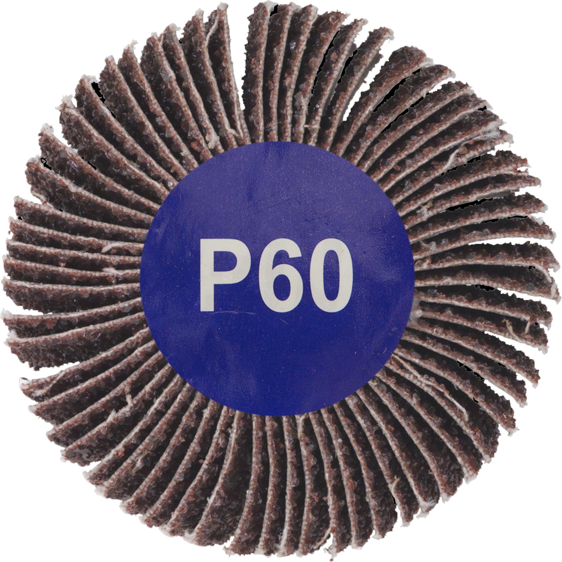 Sealey Flap Wheel 50 x 25mm 60Grit 6mm Shaft