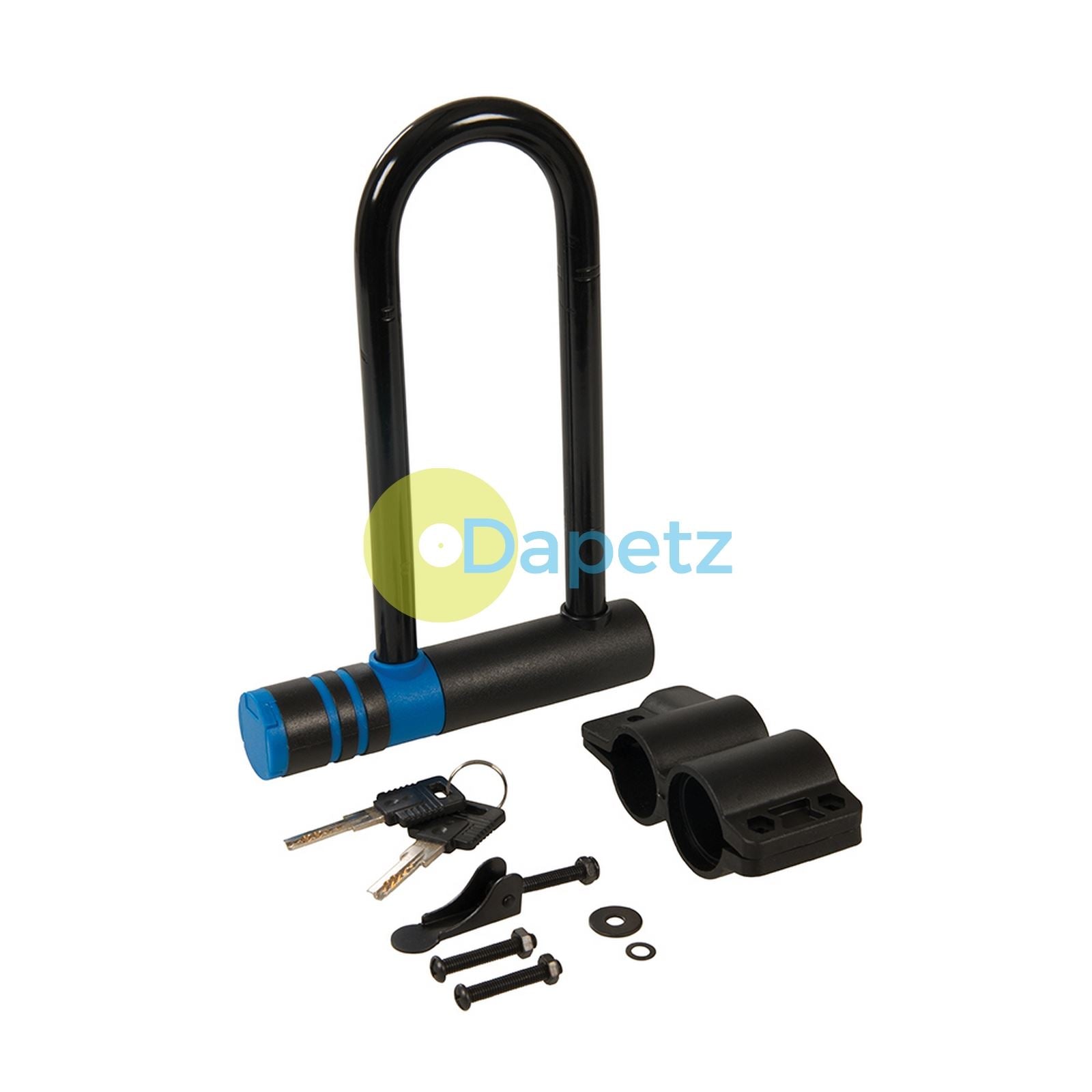 Bicycle U-Lock Tough Casing & Plastic Coating Protects Paint Finish 145 X 210mm