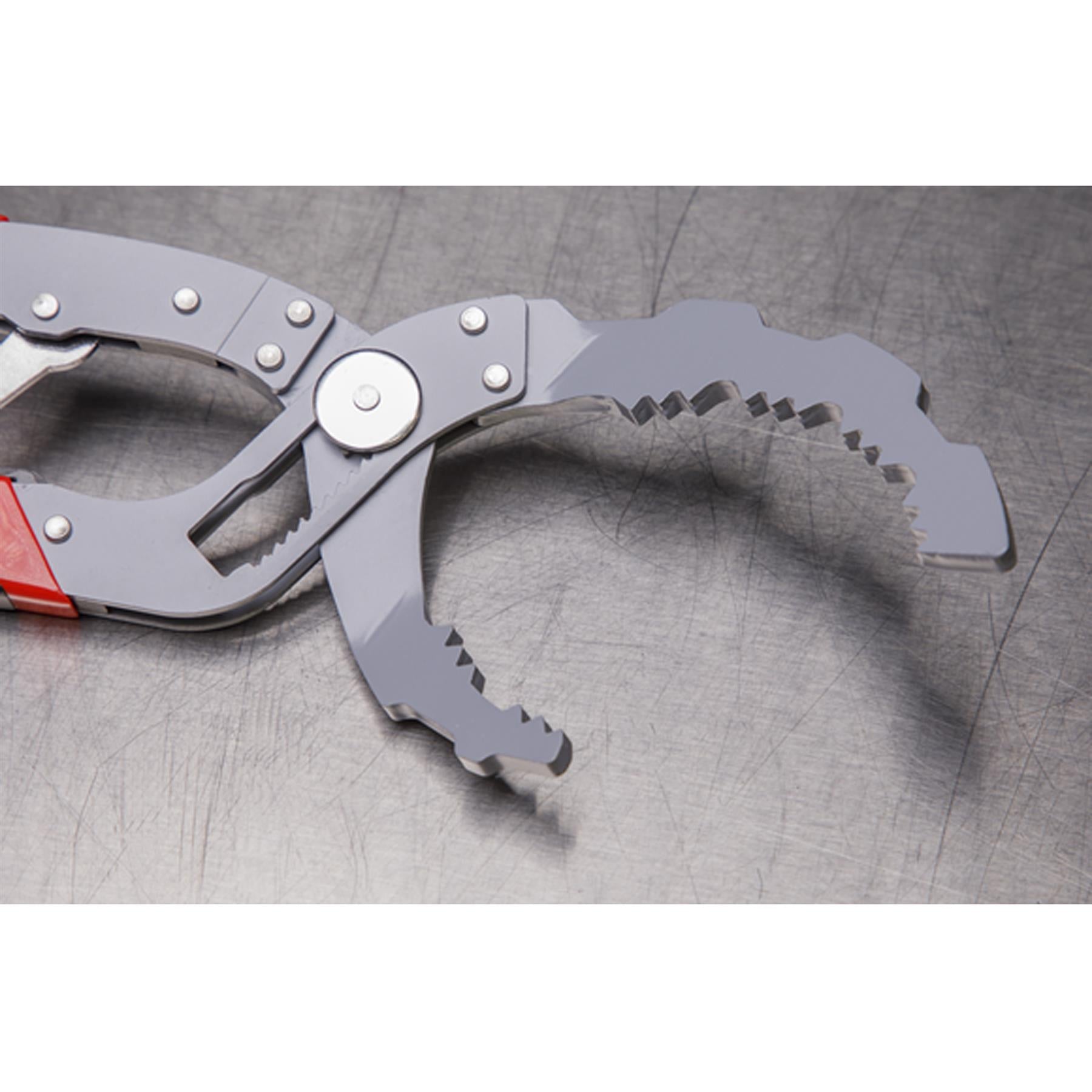 Sealey Oil Filter Pliers Self-Adjusting - Angled
