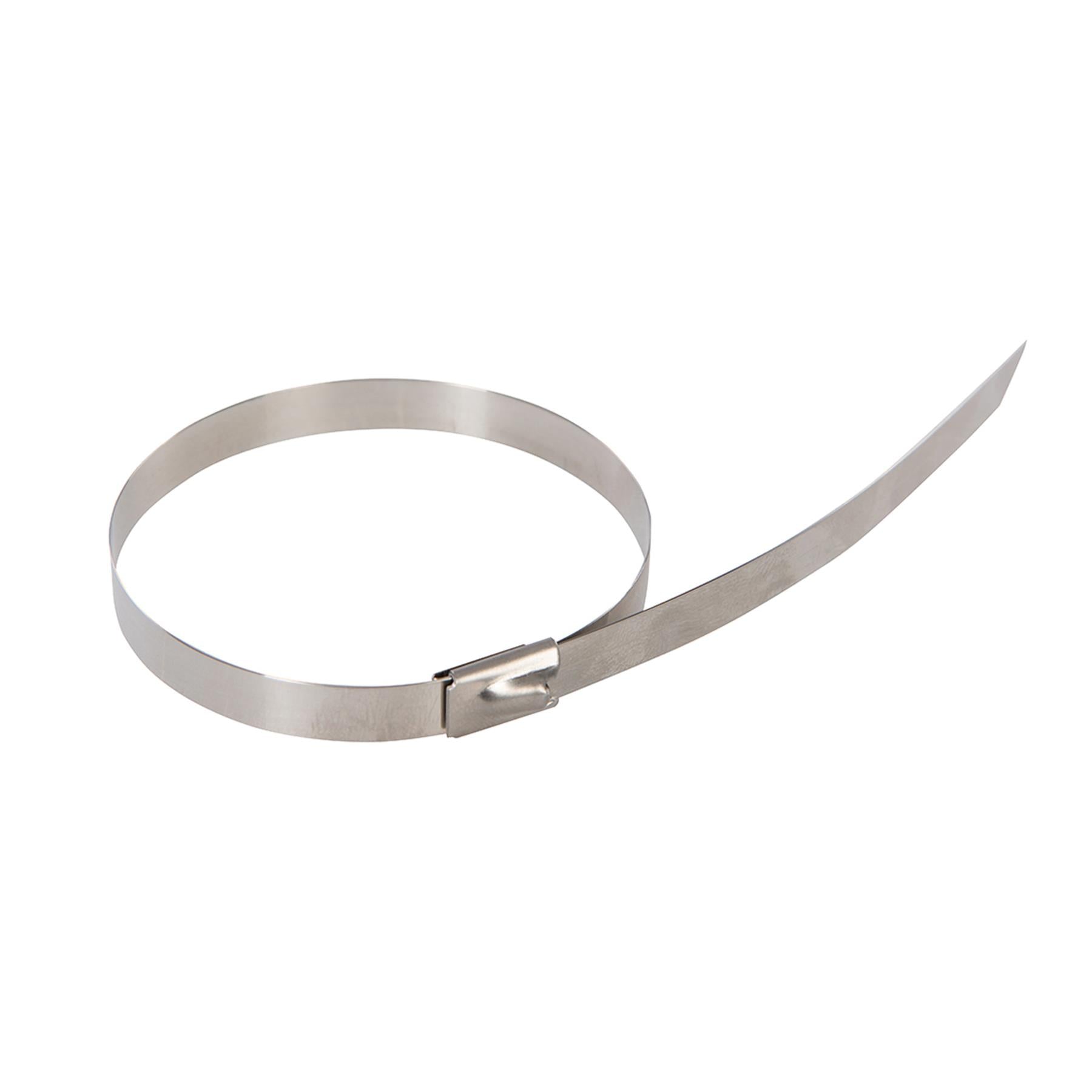 50Pce Roller Ball Ties - 300mm Corrosion, Weather & Abrasion-Resistant