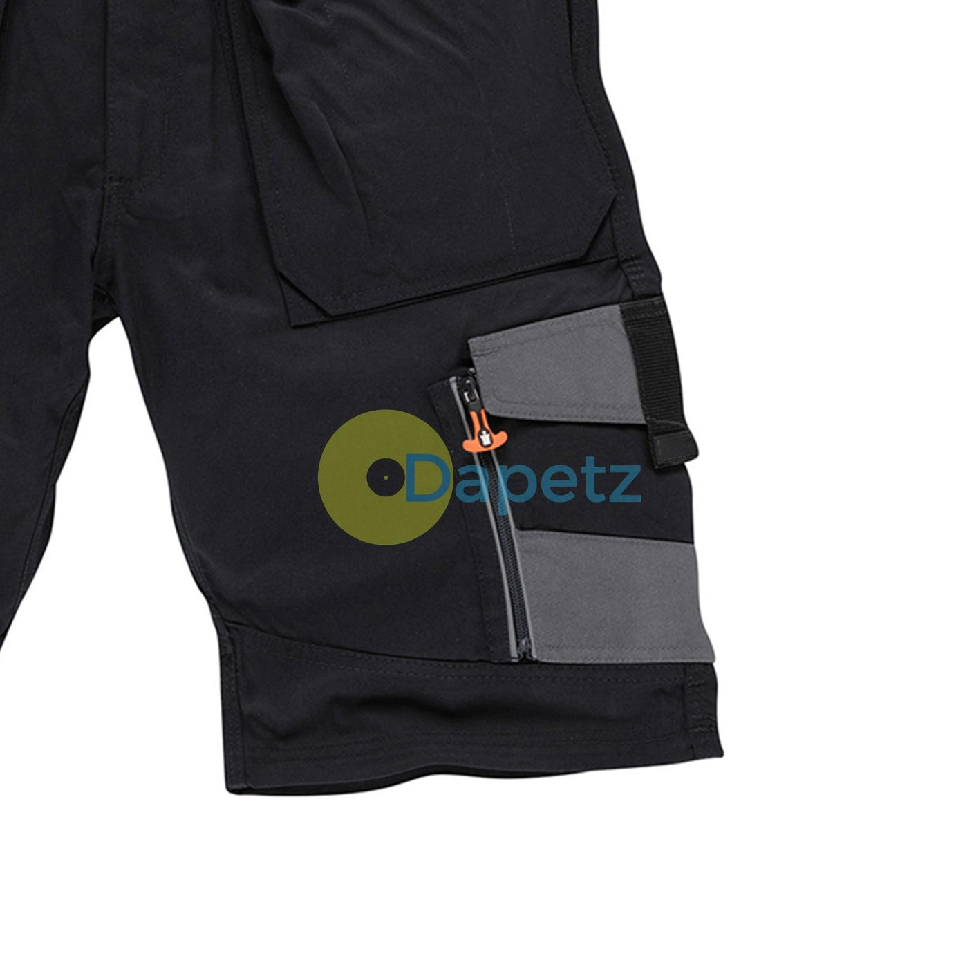 Trade Short Black Size 38" W Ykk Zipped Fly. 65% Polyester, 35% Cotton, 250gsm.
