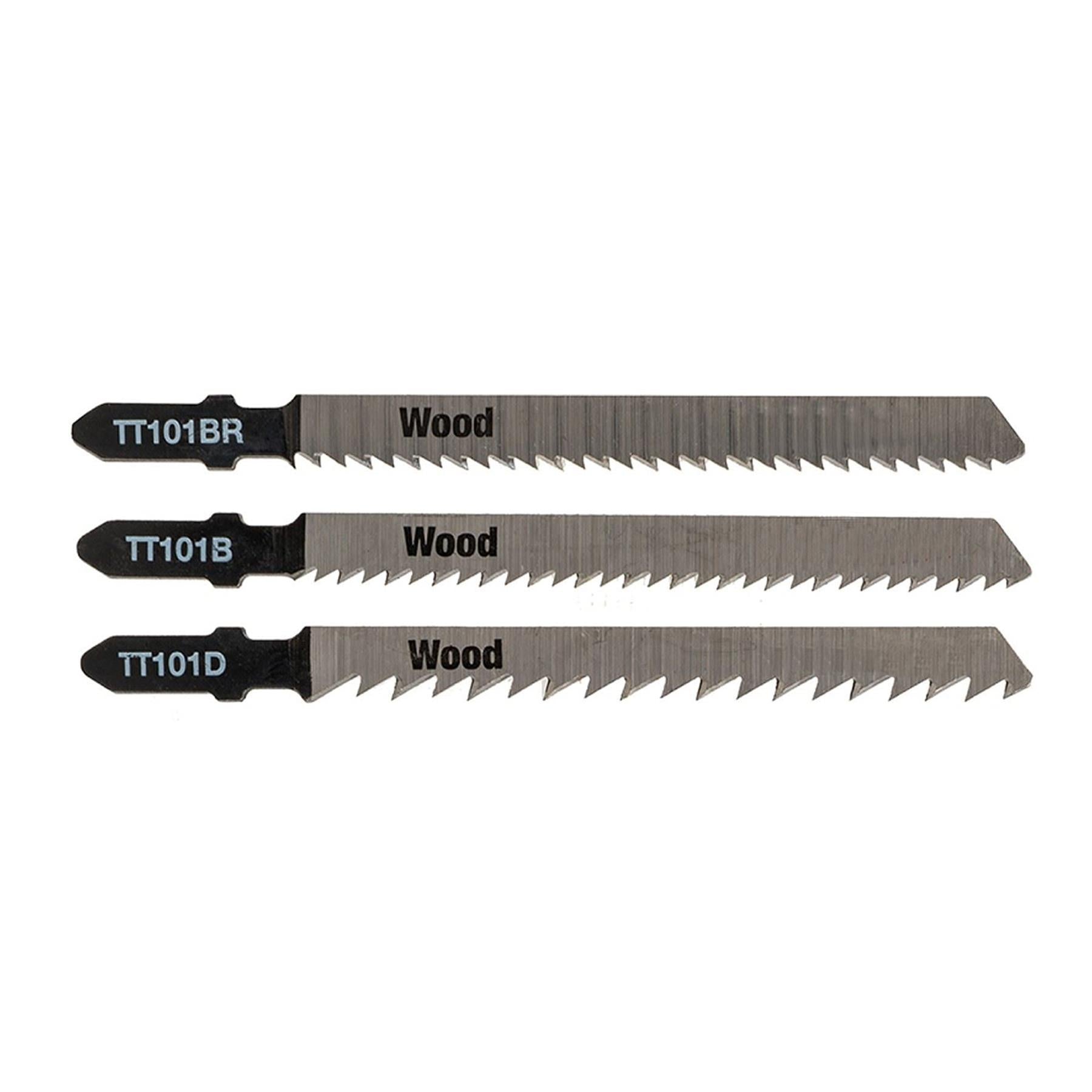 10 Piece Wood & Metal Jigsaw Blade Set Cutting Blades Professional Tool