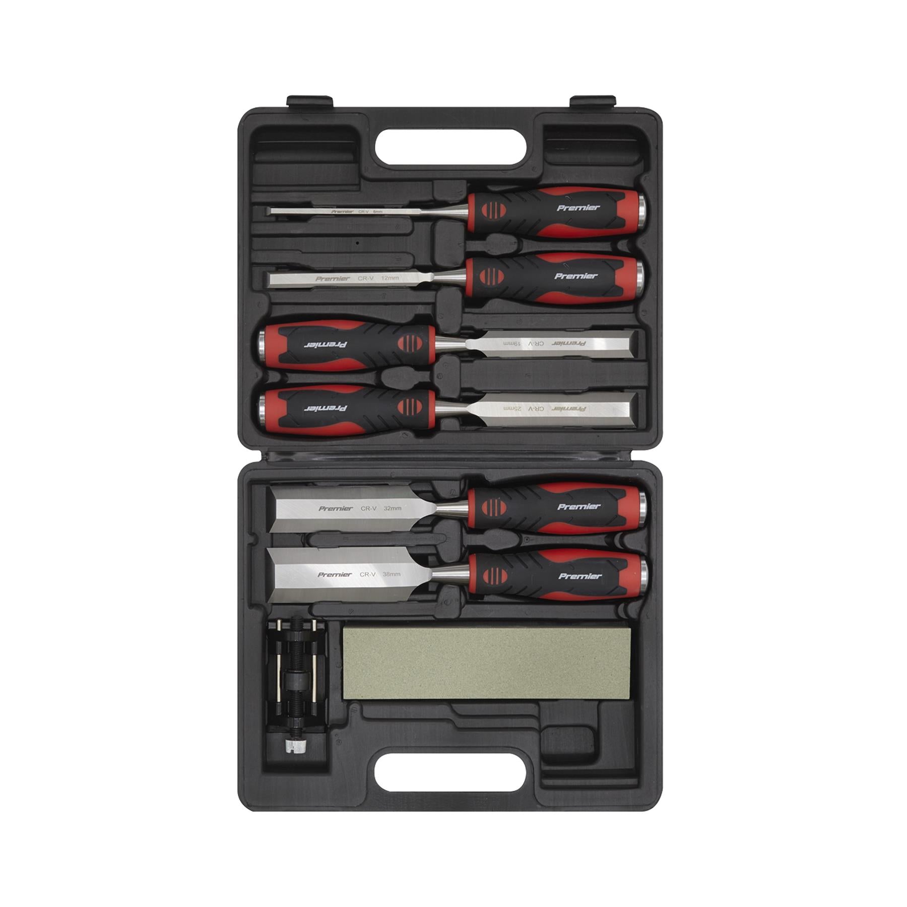 Sealey Hammer-Thru Wood Chisel 8pc Set