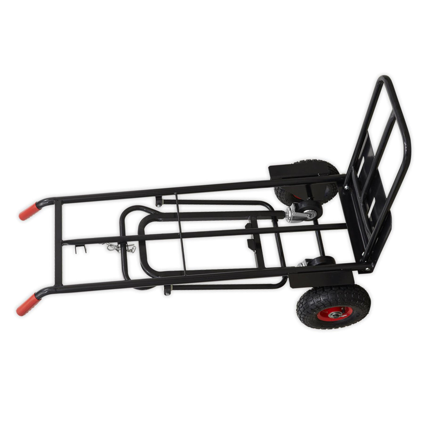 Sealey Heavy-Duty 3-in-1 Sack Truck with PU Tyres 300kg Capacity