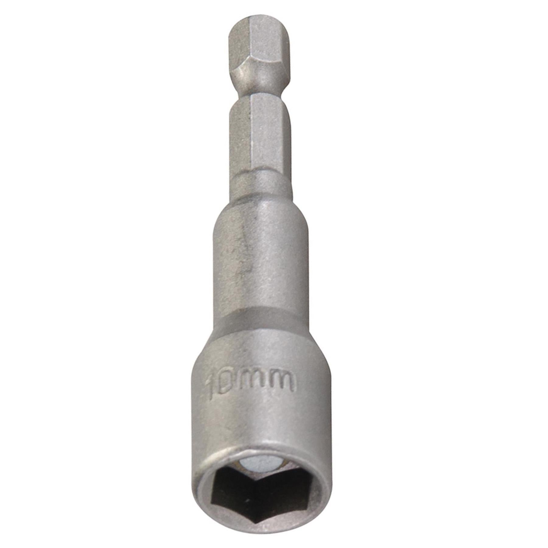 Magnetic Nut Driver 10 X 65mm Adapter Drill Screw 1/4" Hex Shank Chrome Vanadium