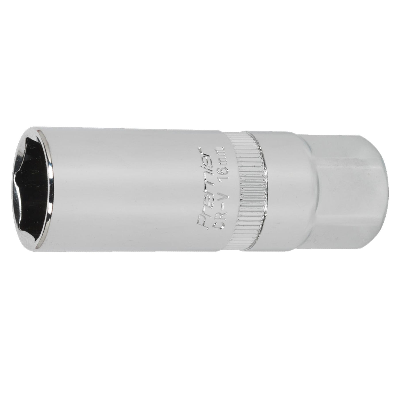 Sealey Spark Plug Socket 16mm 3/8"Sq Drive Chrome Vanadium