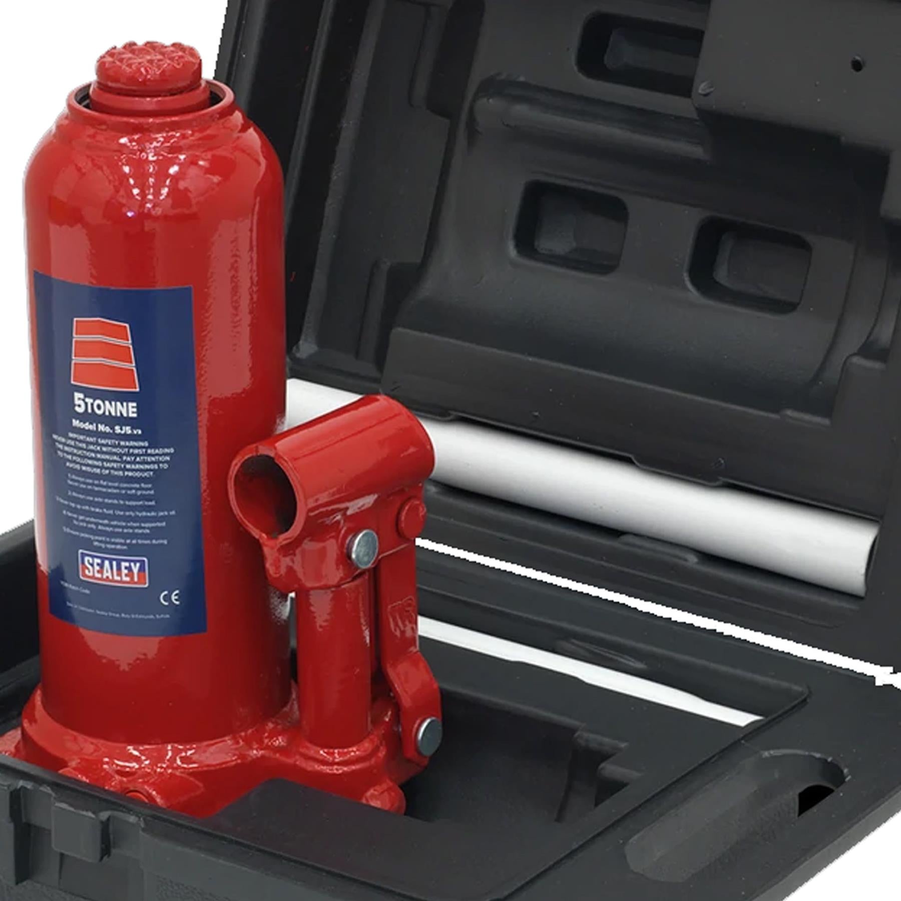 Sealey Bottle Jack 5tonne with Storage Case