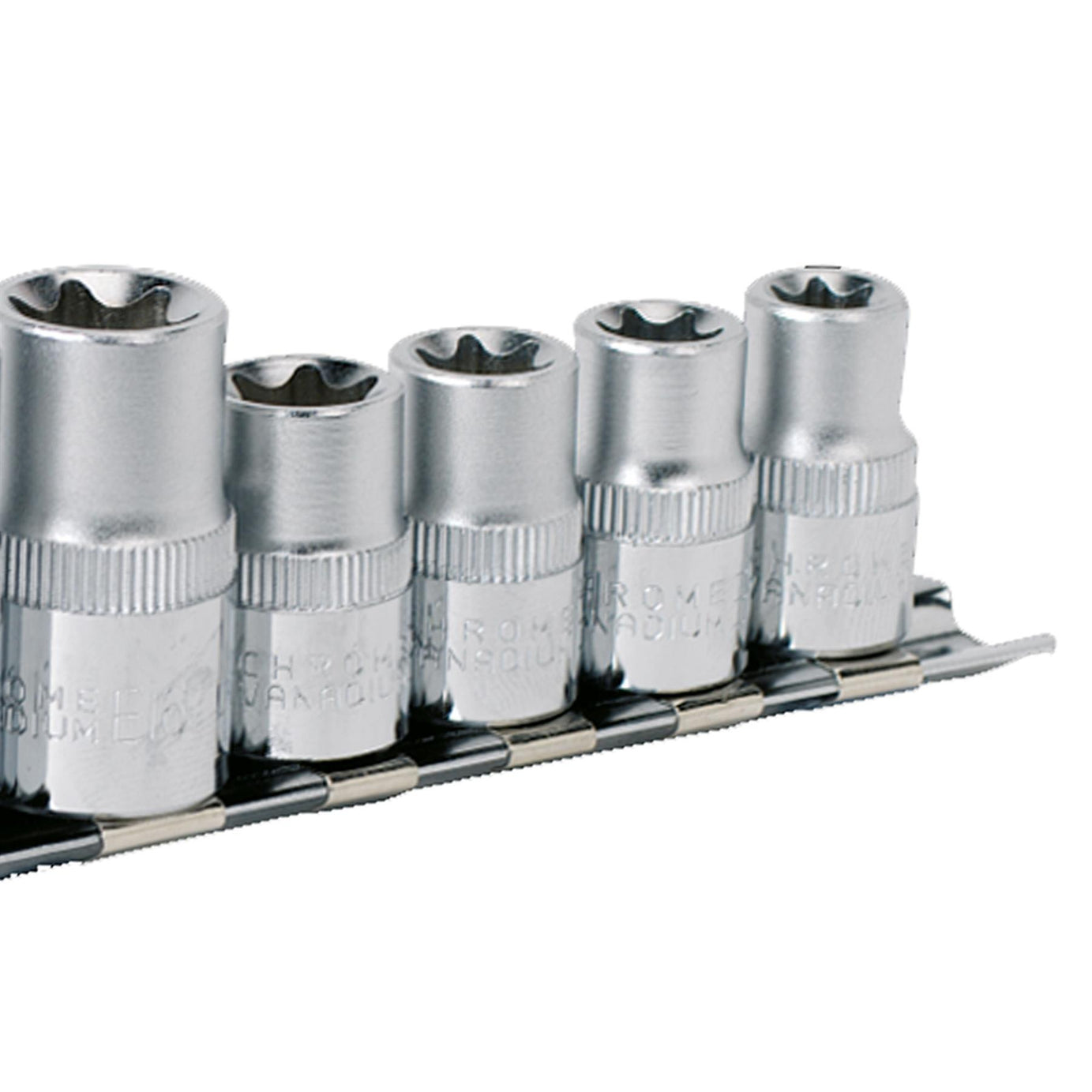 Sealey TRX-Star* Socket Set 9pc 3/8" & 1/2"Sq Dr E10-E14 & E16-E24