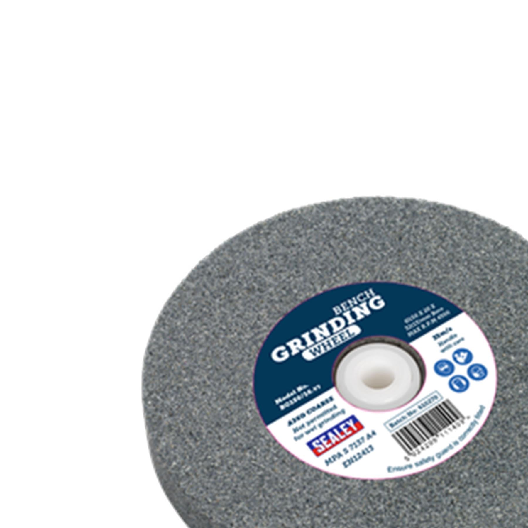 Sealey Grinding Stone �150 x 20mm 32(13)mm Bore A36Q Coarse