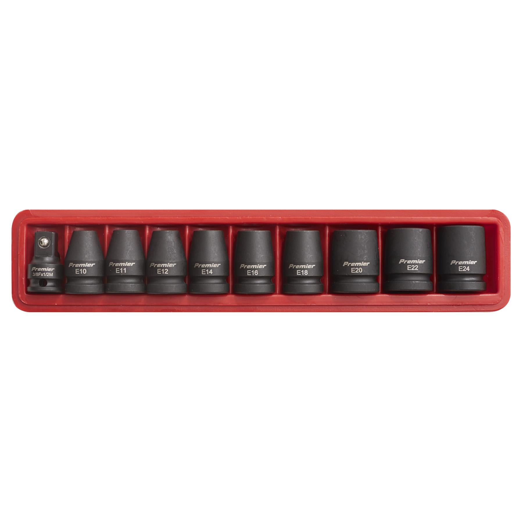 Sealey 10pc 1/2"Sq Drive Impact TRX-Star Female Socket Set