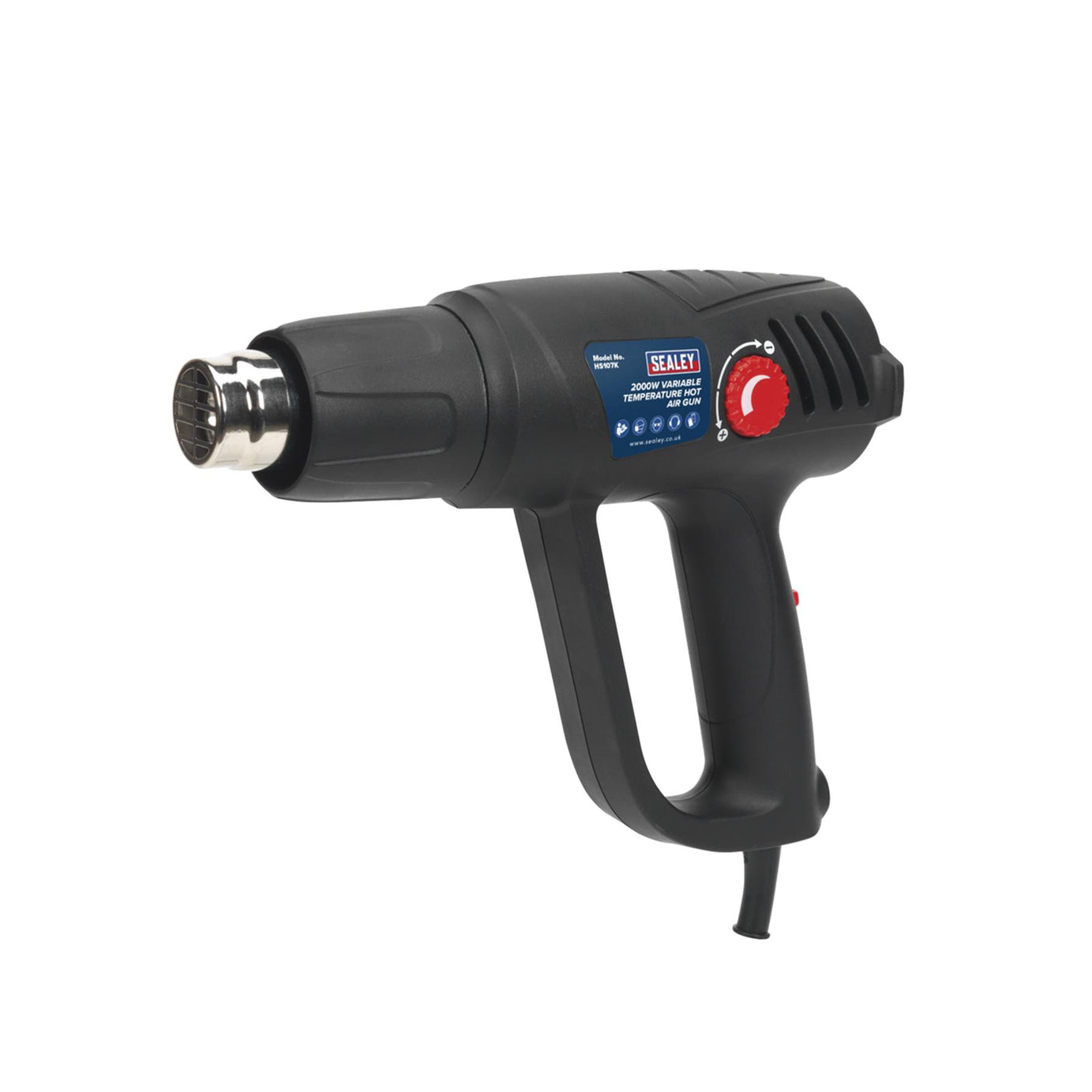 Sealey Variable Temperature Hot Air Gun Kit 2000W 50-450�C/90-600�C