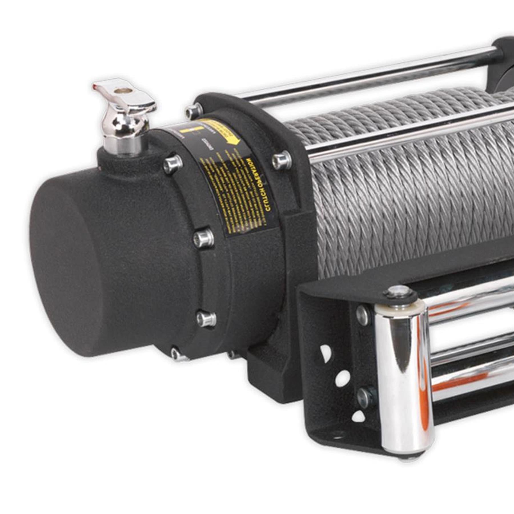 Sealey Self Recovery Winch 5450kg (12000lb) Line Pull 12V