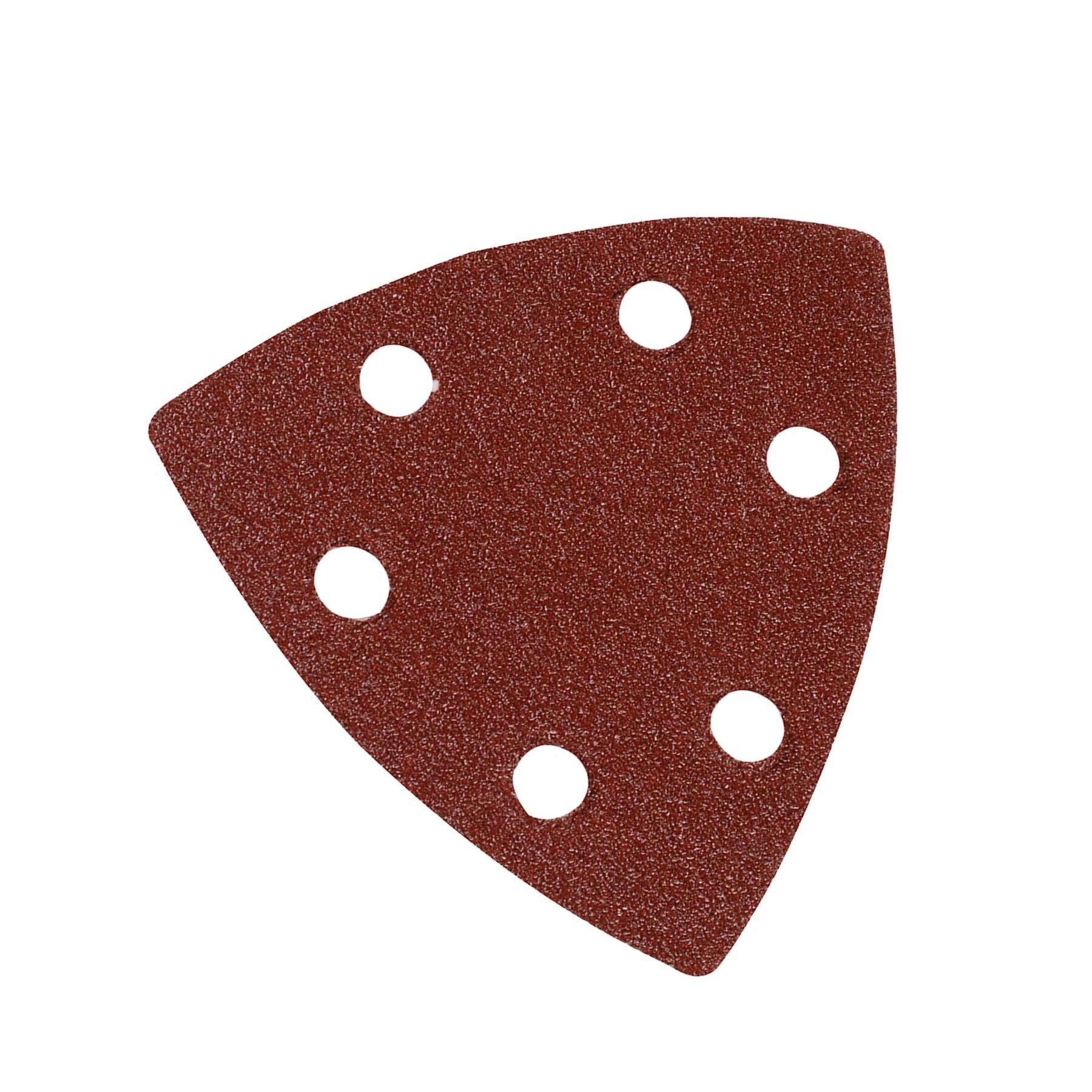 10-Triangle Aluminium Oxide Assorted Sanding Sheets 90mm-grit 80