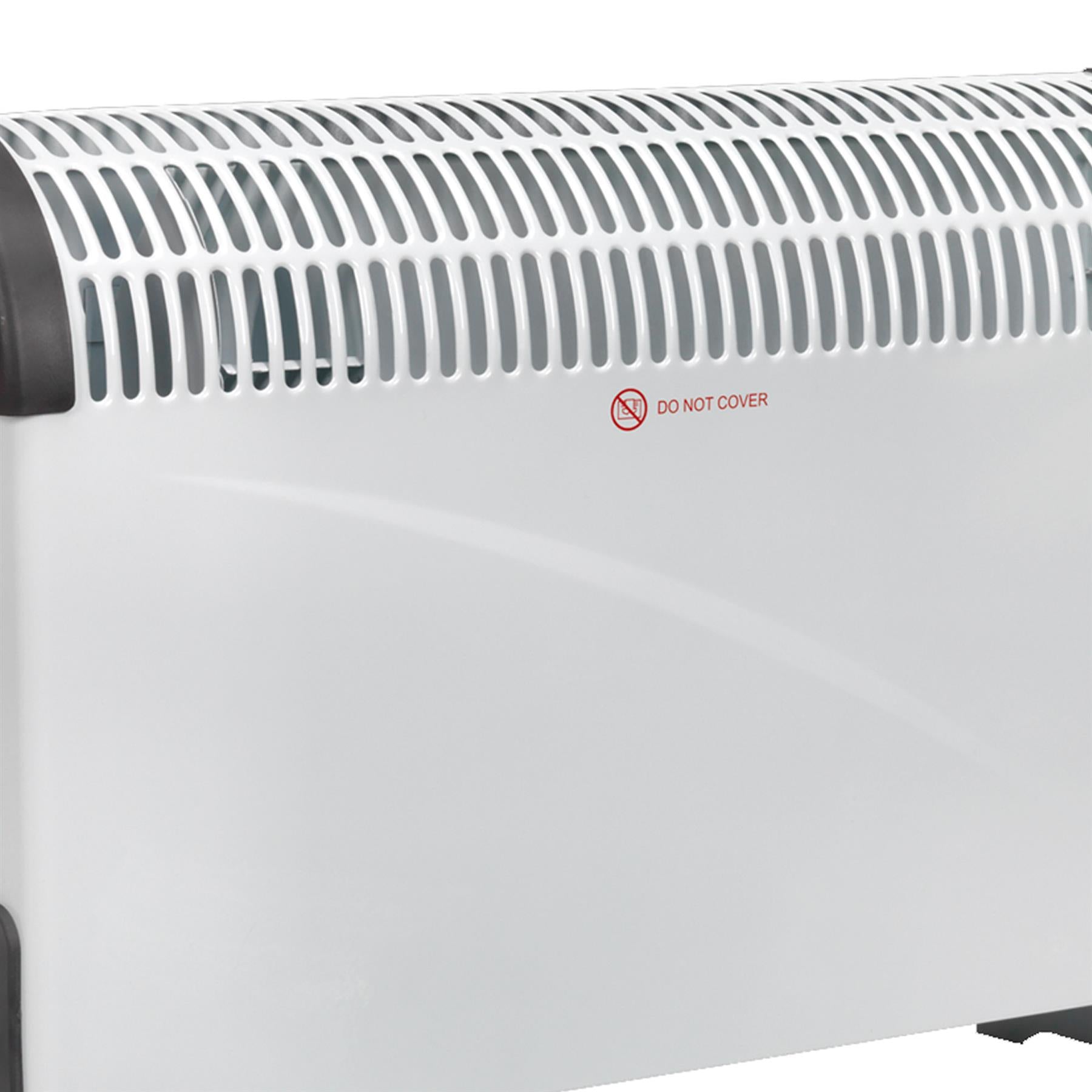 Sealey 2000W/230V Portable Electric Turbo Convector Heater Thermostat & Timer