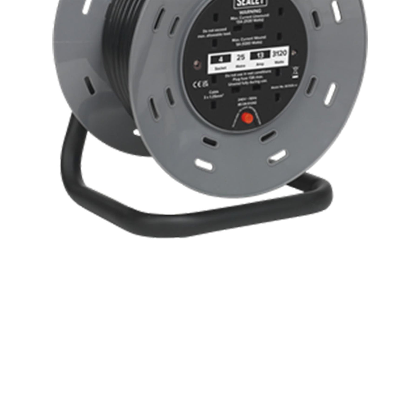 Cable Reel 25m 4 x 230V 1.25mm² Thermal Trip