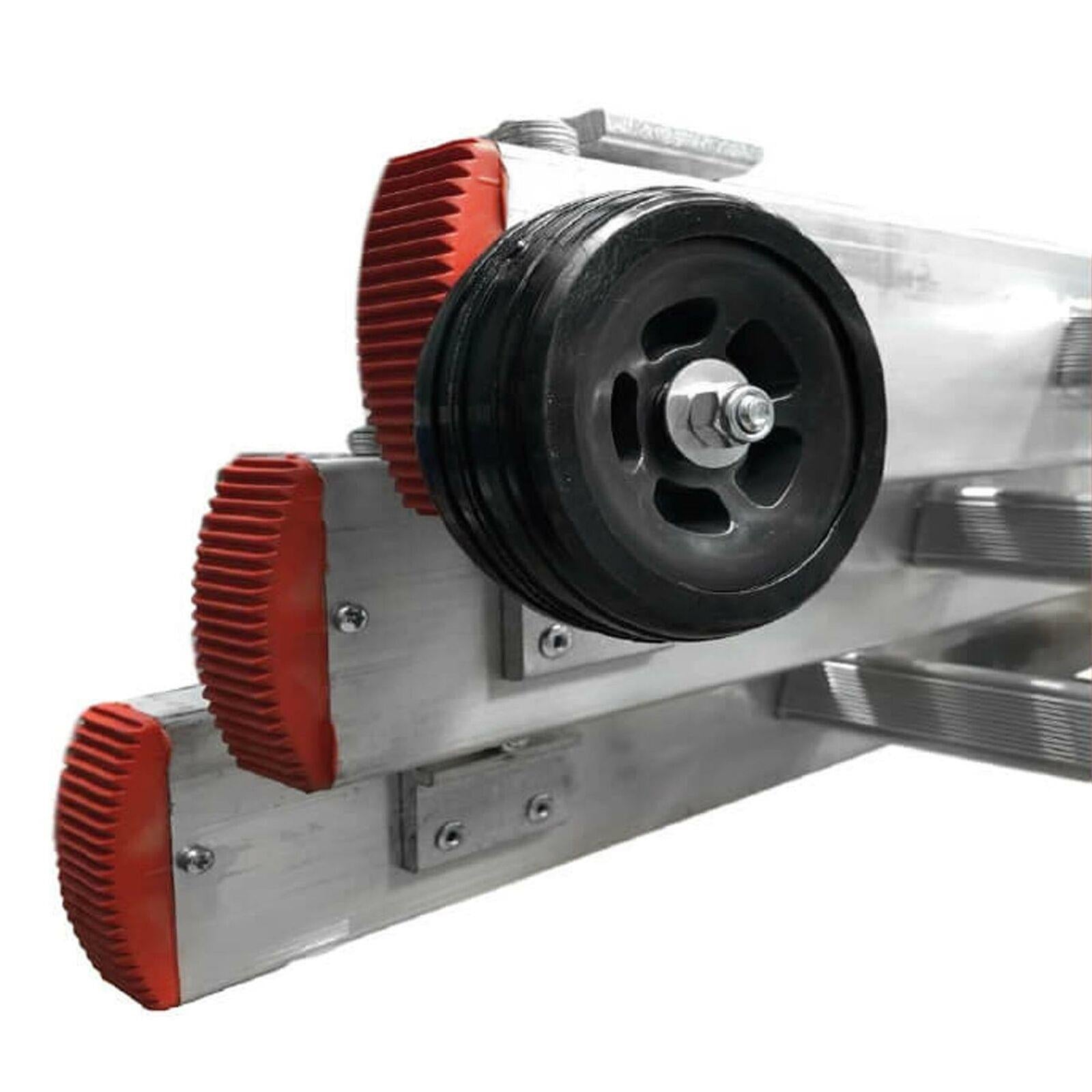 Dapetz 15 Rung Aluminium Extension Ladder 4m, Triple Section, Made In Uk