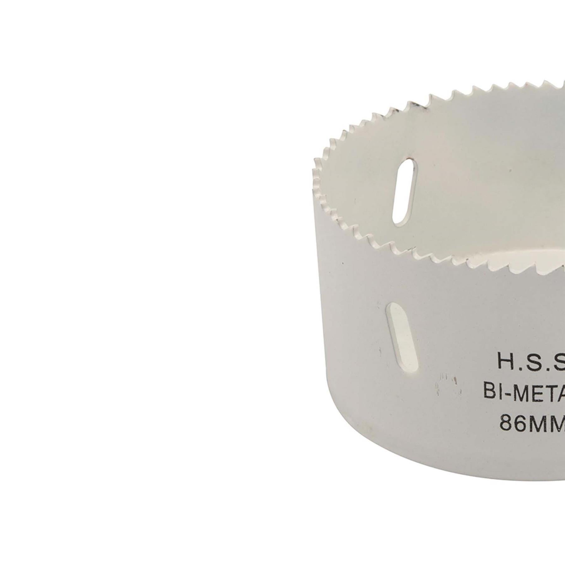 Heavy Duty Bi-Metal Holesaw 86mm Variable Pitch Steel Wood Metal Pvc Fast Clean