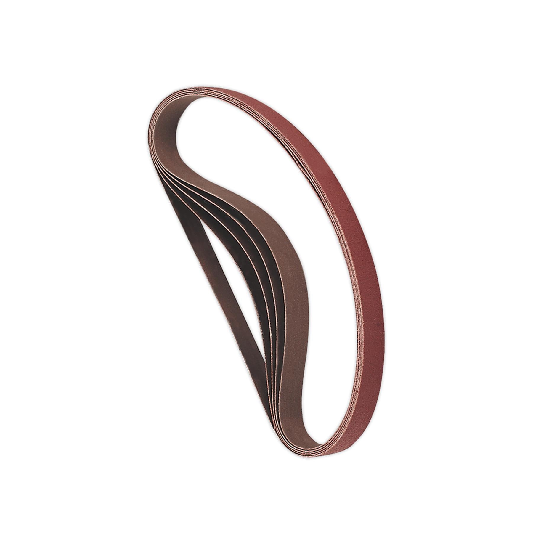 Sealey Sanding Belt 20 x 520mm 80Grit Pack of 5