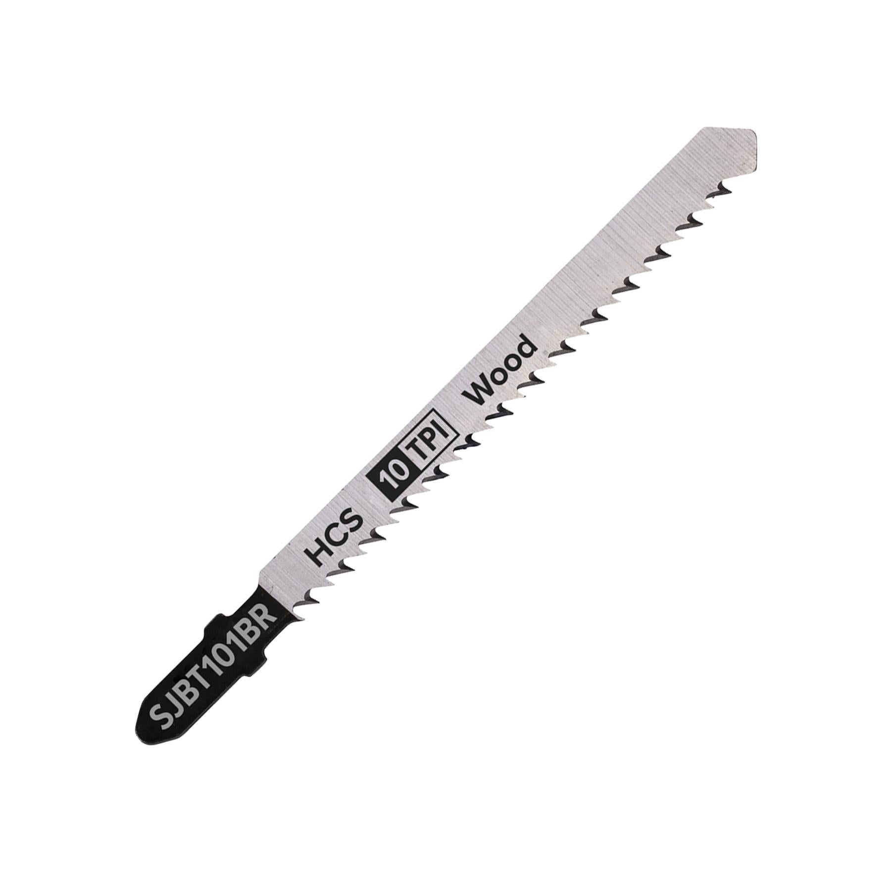 Sealey Jigsaw Blade Hard Wood Downward Cut 100mm 10tpi - Pack of 5