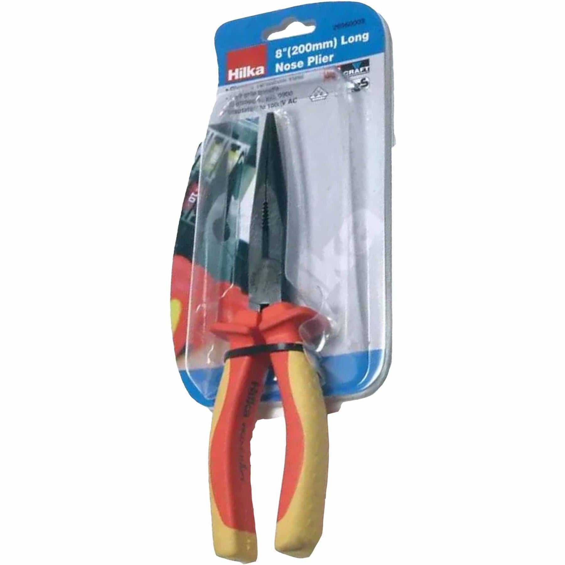 Hilka Long Nose VDE Pliers