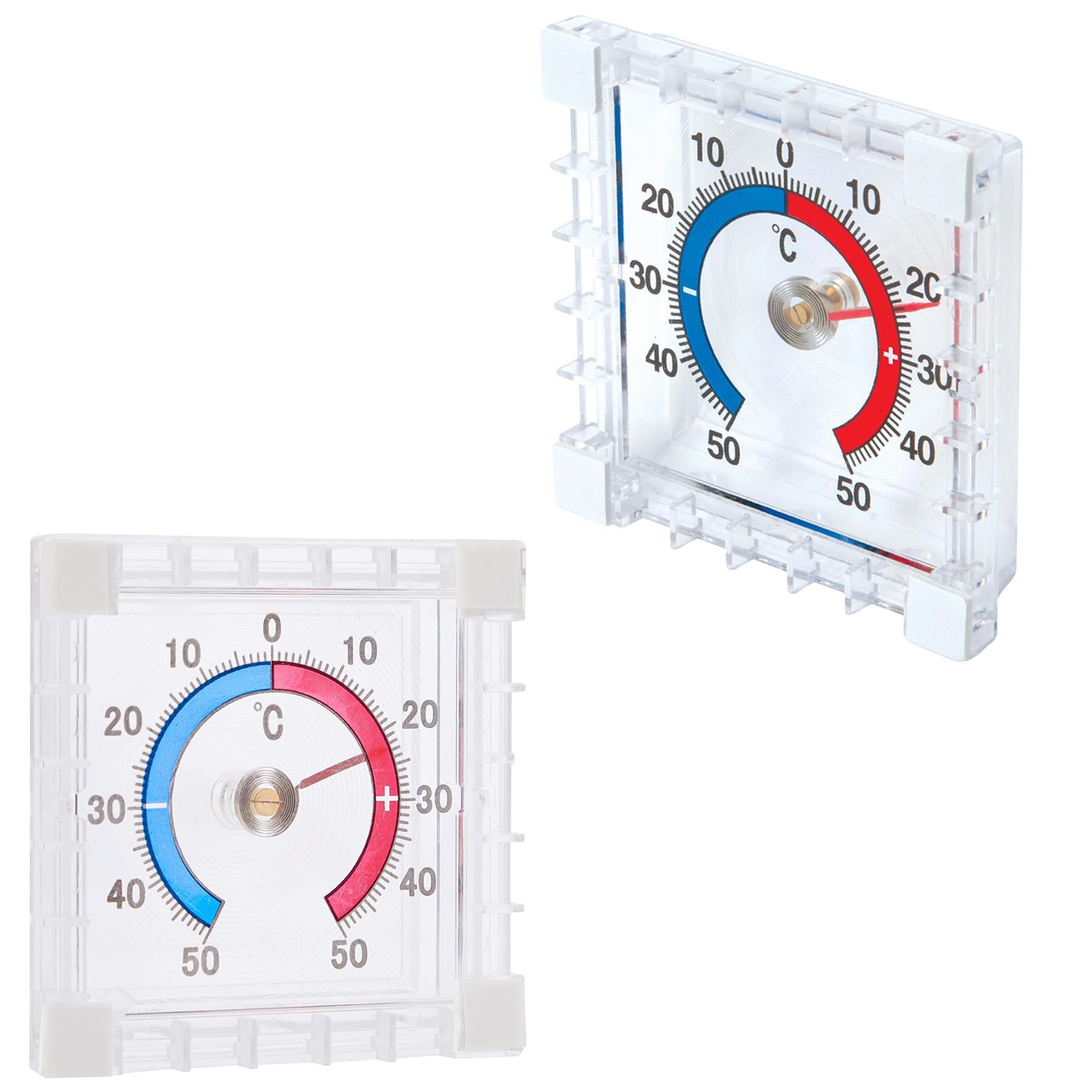 Indoor/Outdoor Stick-On Thermometer -50° To +50°C For Indoor And Outdoor Use