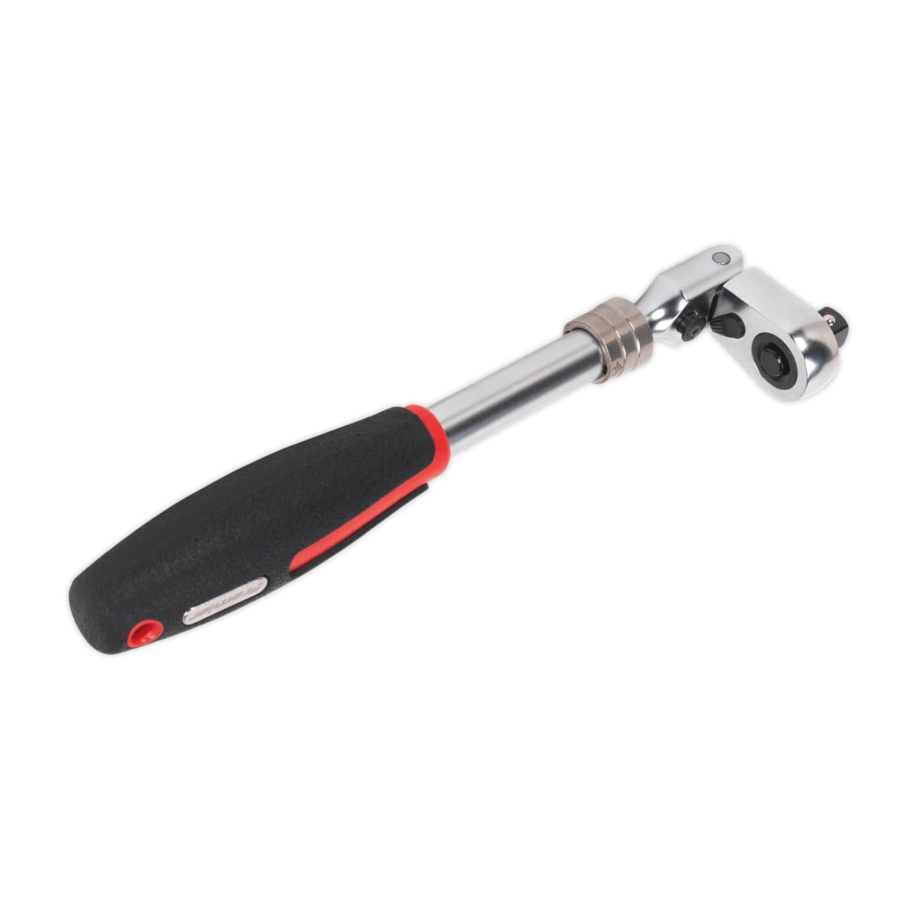 Sealey Ratchet Wrench 3/8"Sq Dr Flexi-Head Exten. Platinum Series