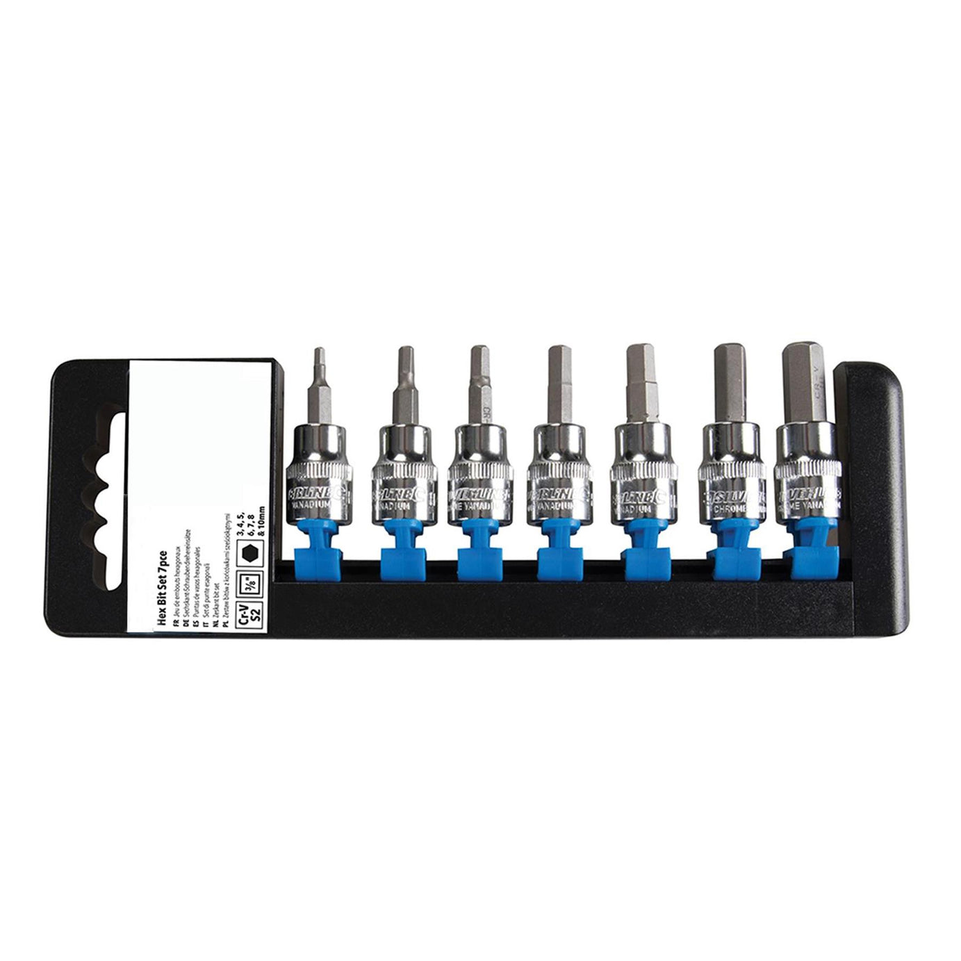 Professional Metric Allen Hex Key Bit Set 3/8" Socket Set Drive 7Pce 3mm - 10mm